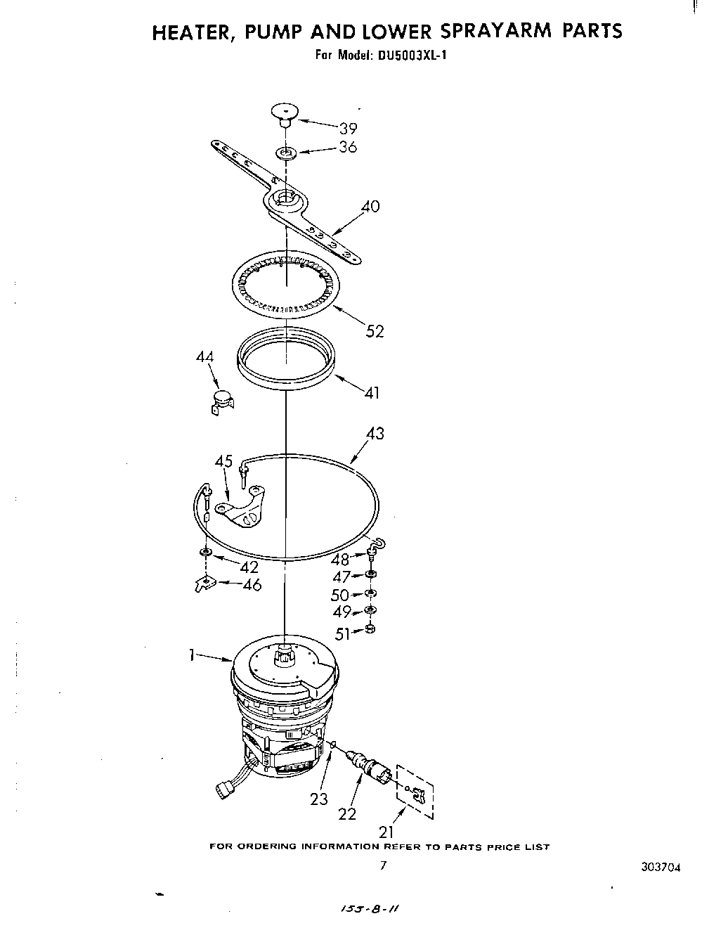 05 - HEATER,PUMP AND LOWER SPRAYARM