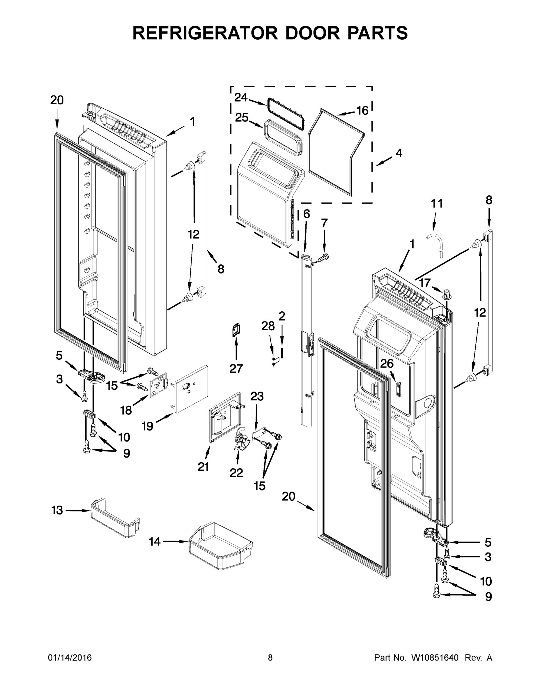 05 - REFRIGERATOR DOOR PARTS
