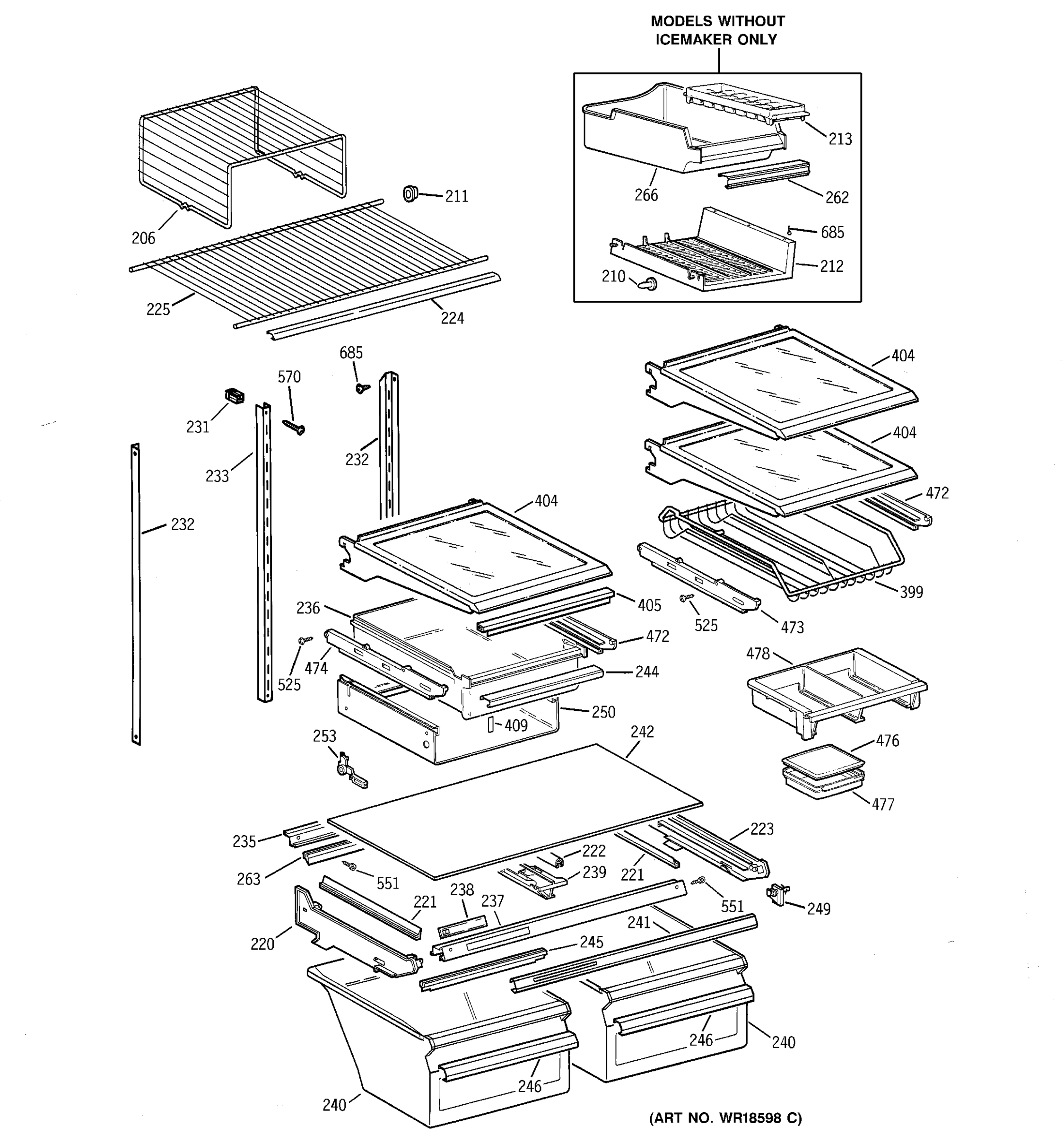 SHELF PARTS