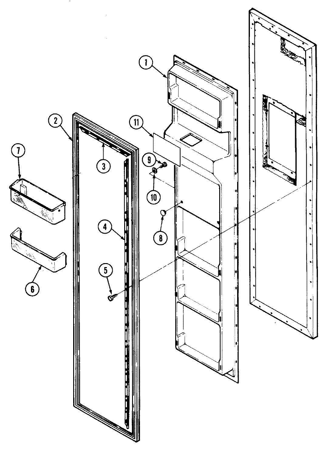 02 - FREEZER INNER DOOR