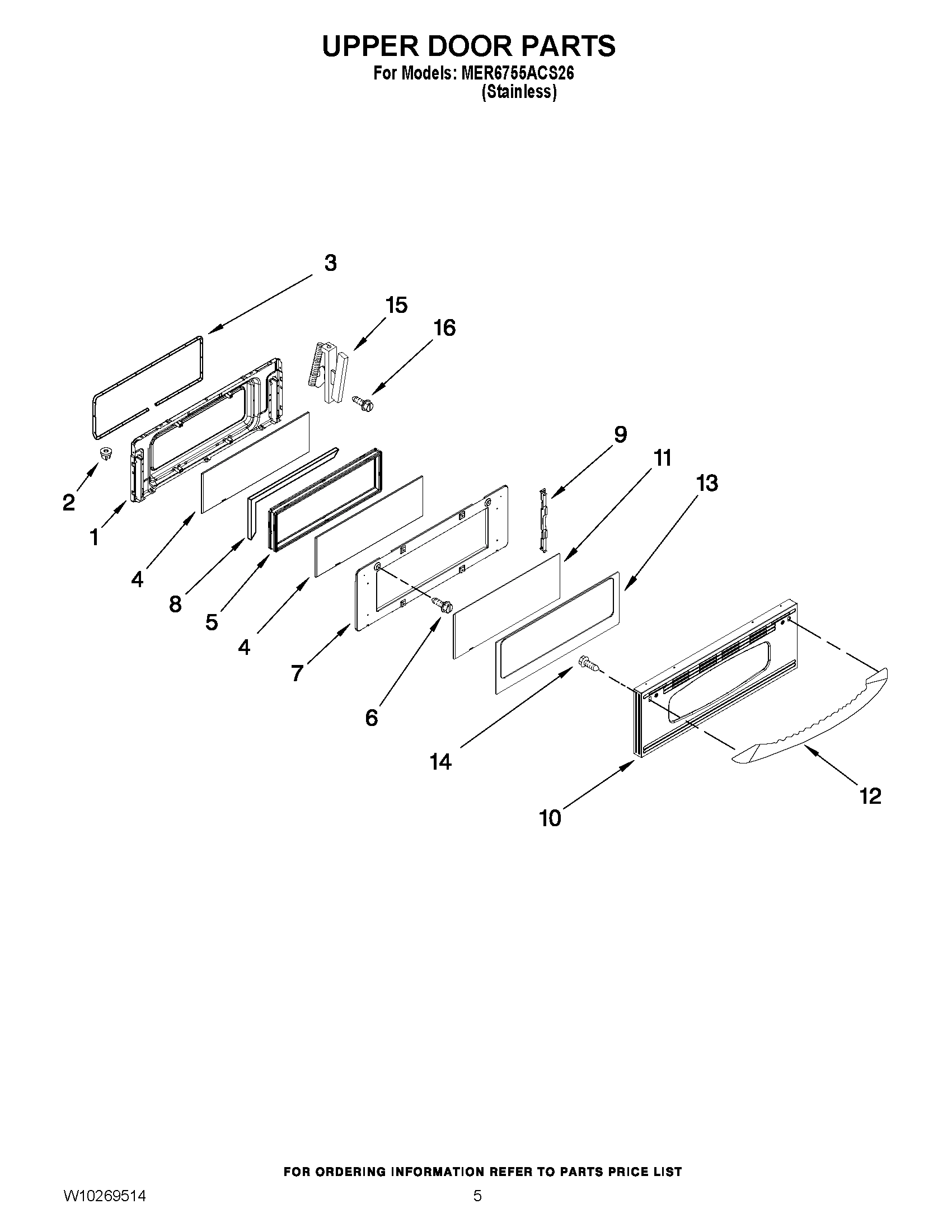 04 - UPPER DOOR PARTS