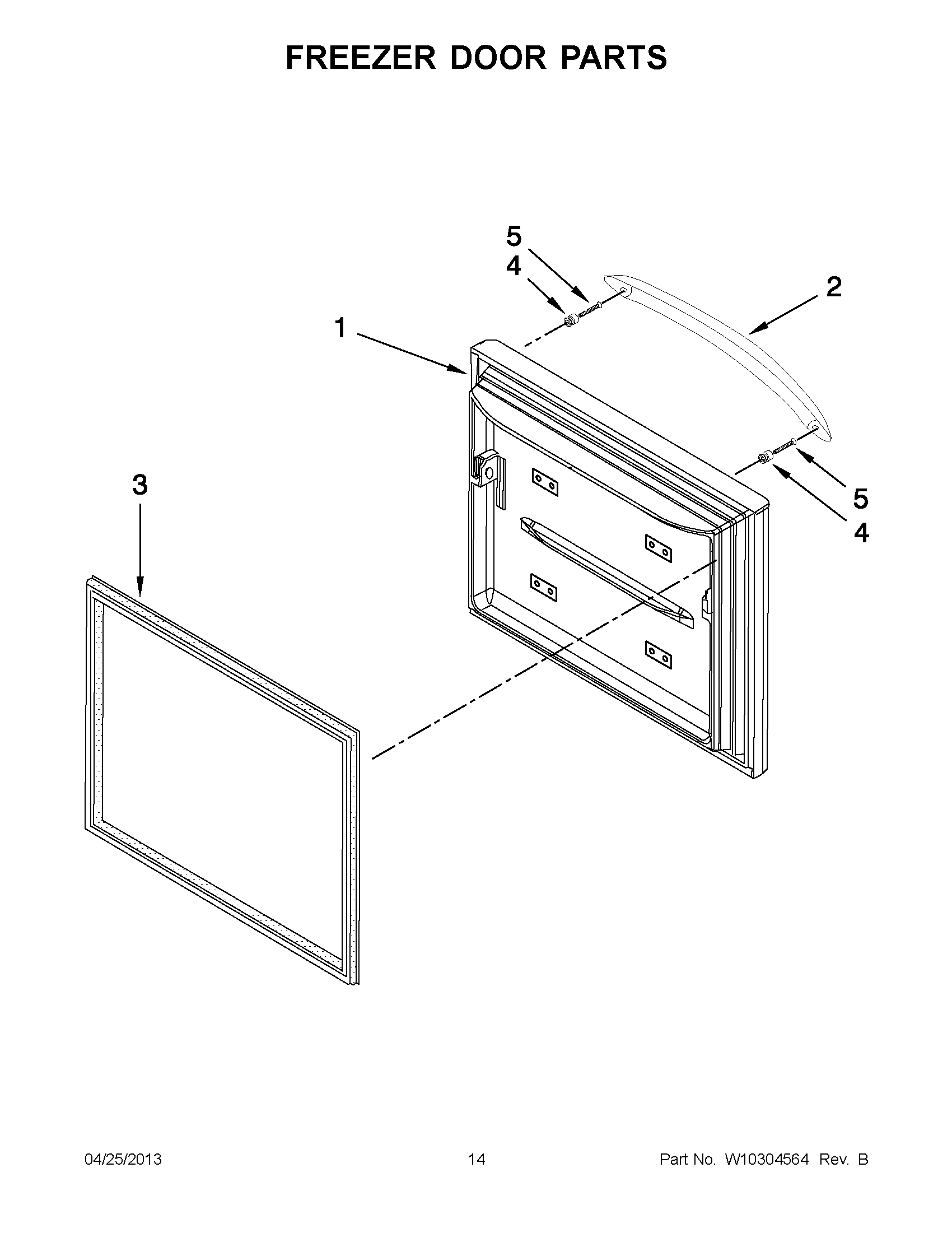 07 - FREEZER DOOR PARTS