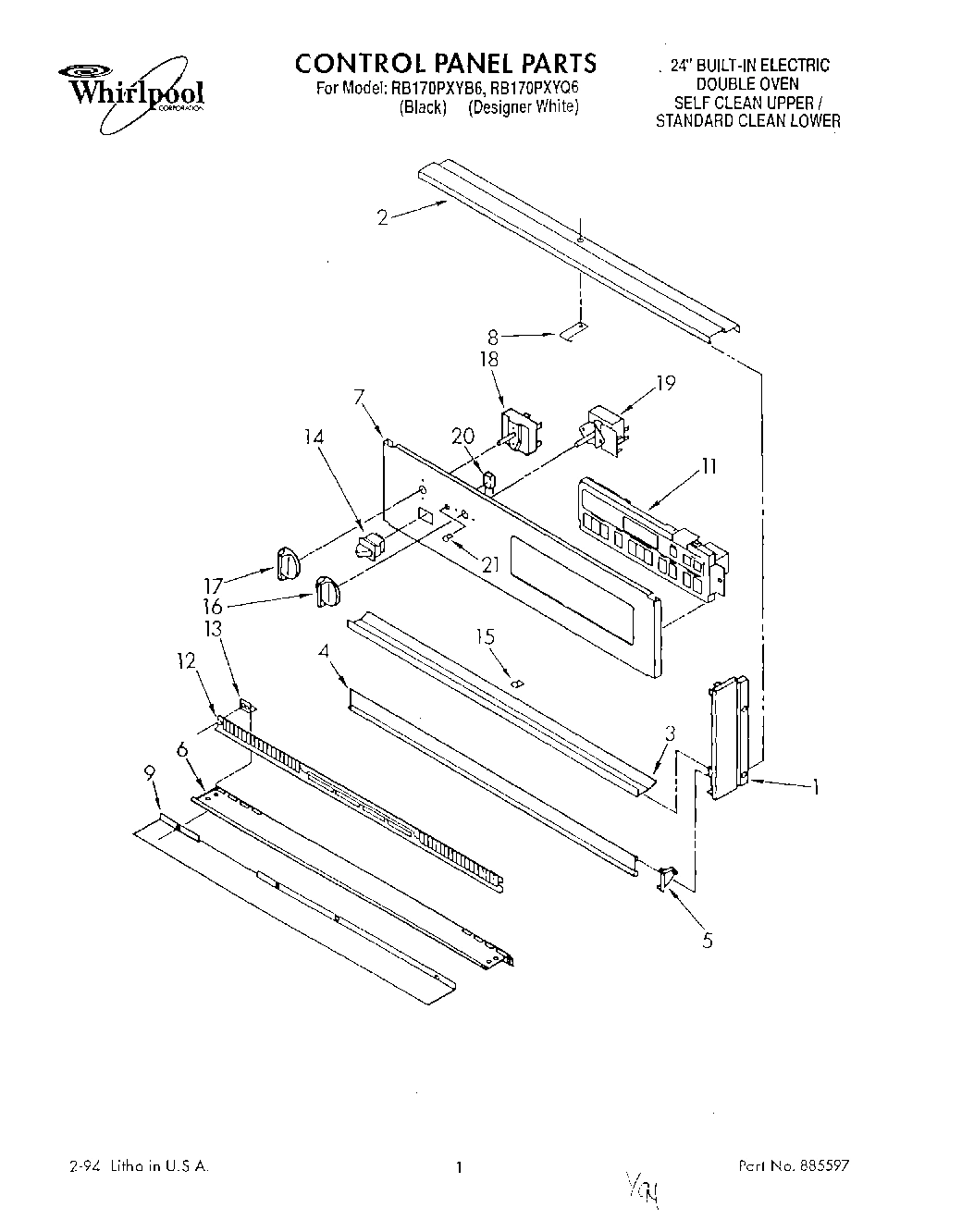 01 - CONTROL PANEL, LITERATURE