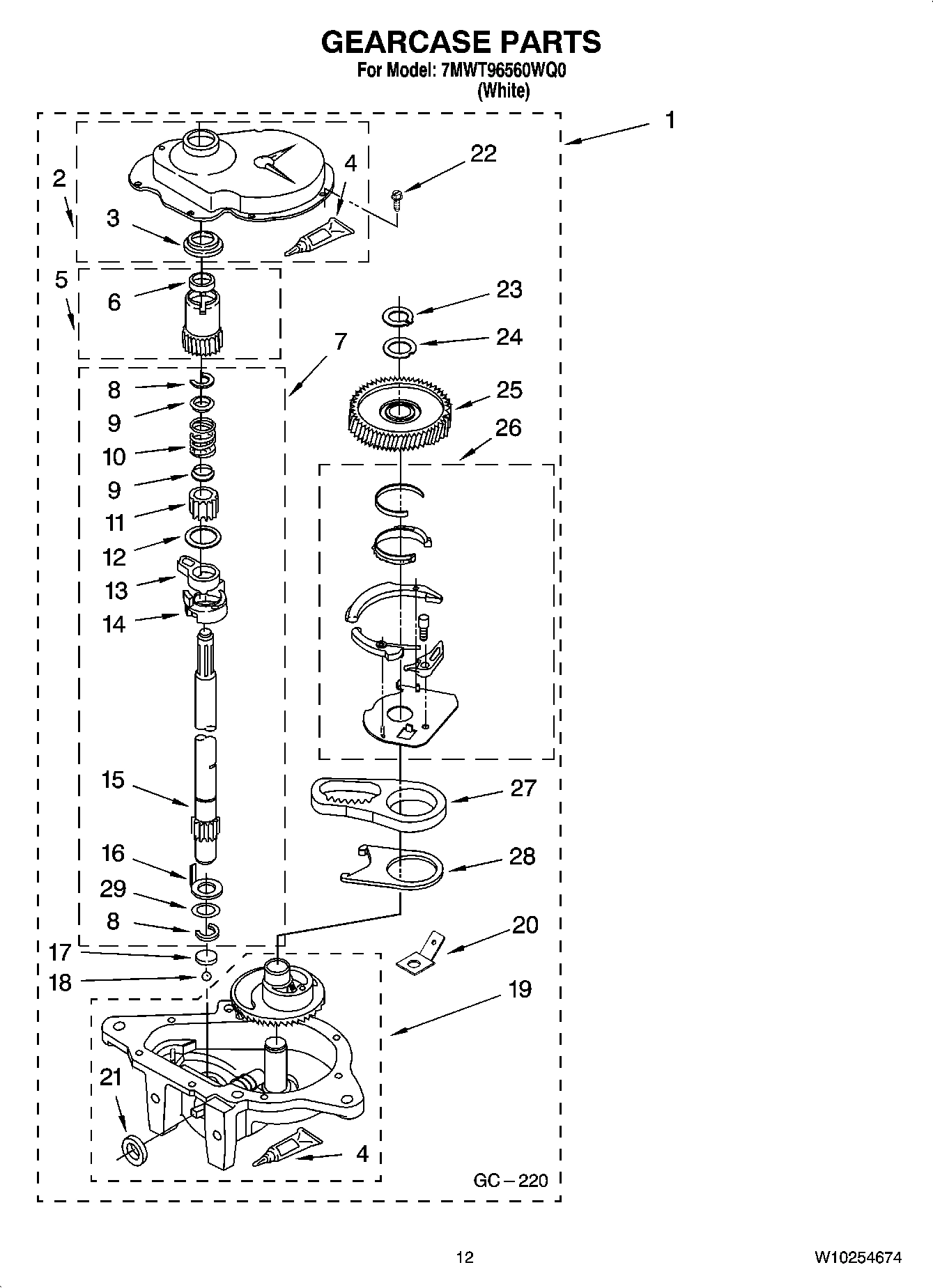 08 - GEARCASE PARTS, OPTIONAL PARTS (NOT INCLUDED)