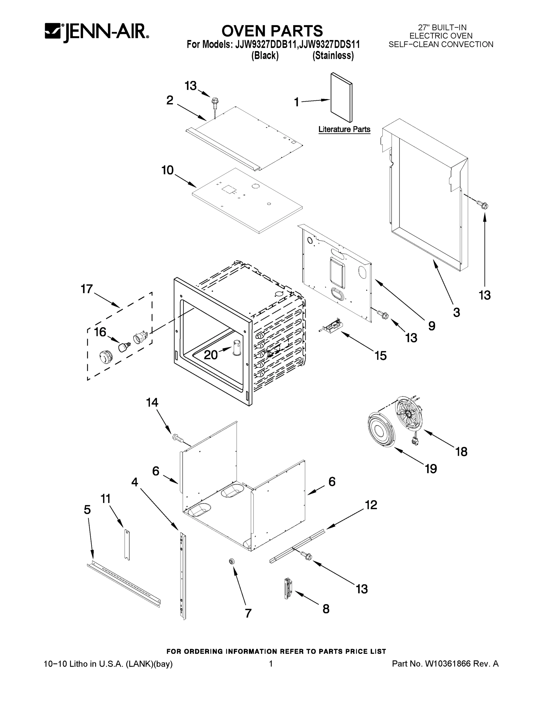 01 - OVEN PARTS