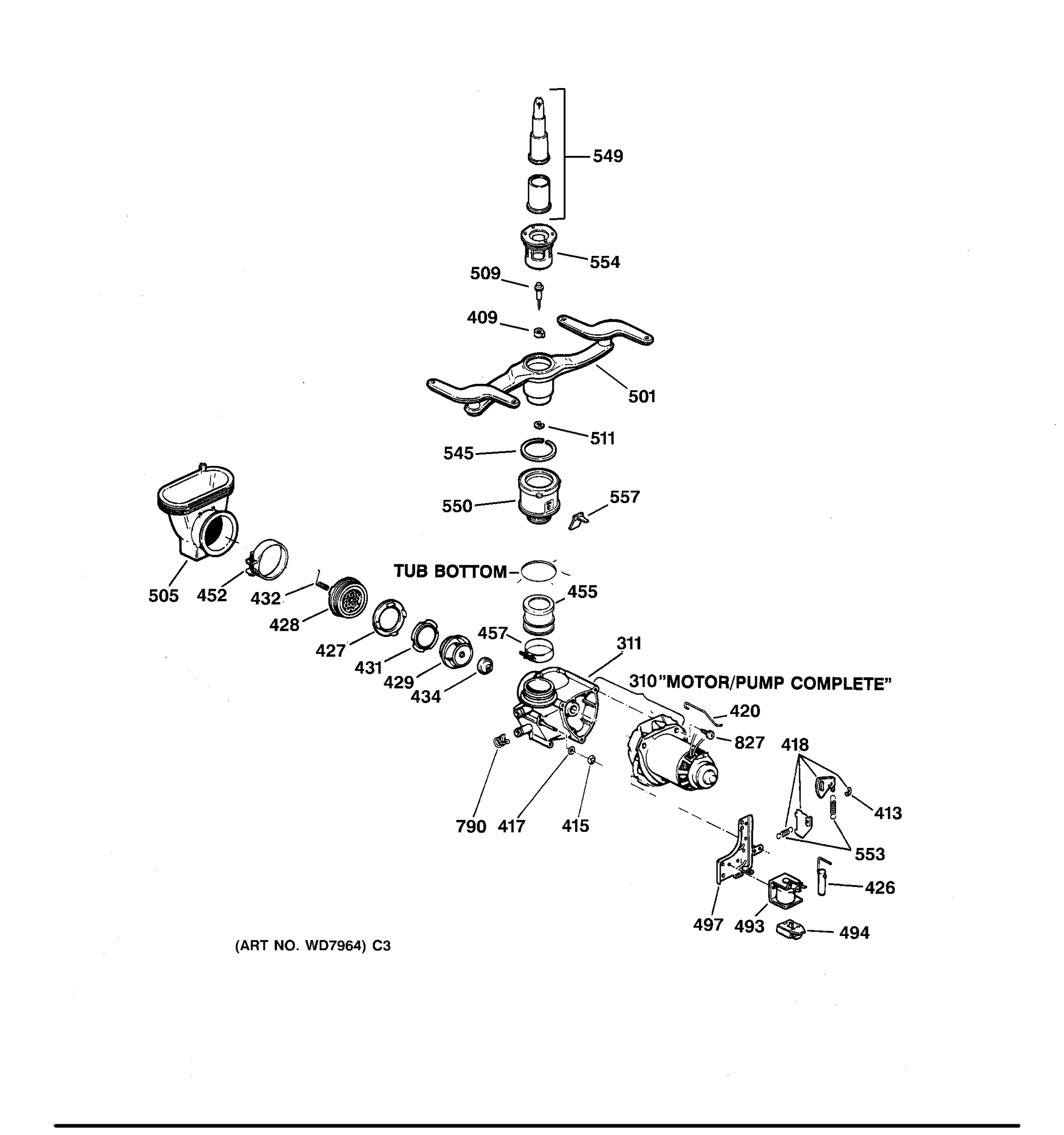 MOTOR-PUMP MECHANISM