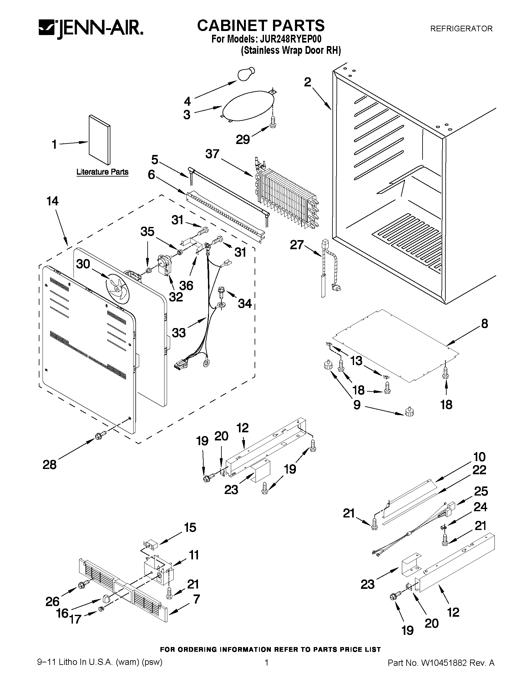 01 - CABINET PARTS
