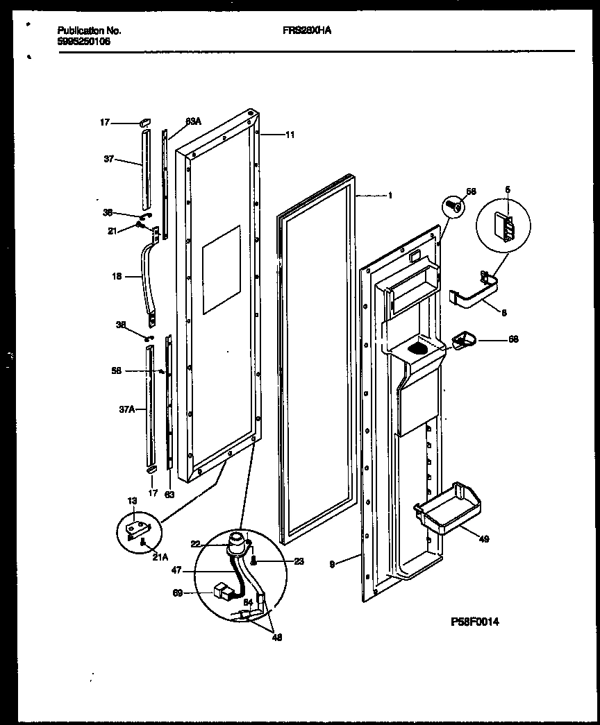 02 - FREEZER DOOR PARTS