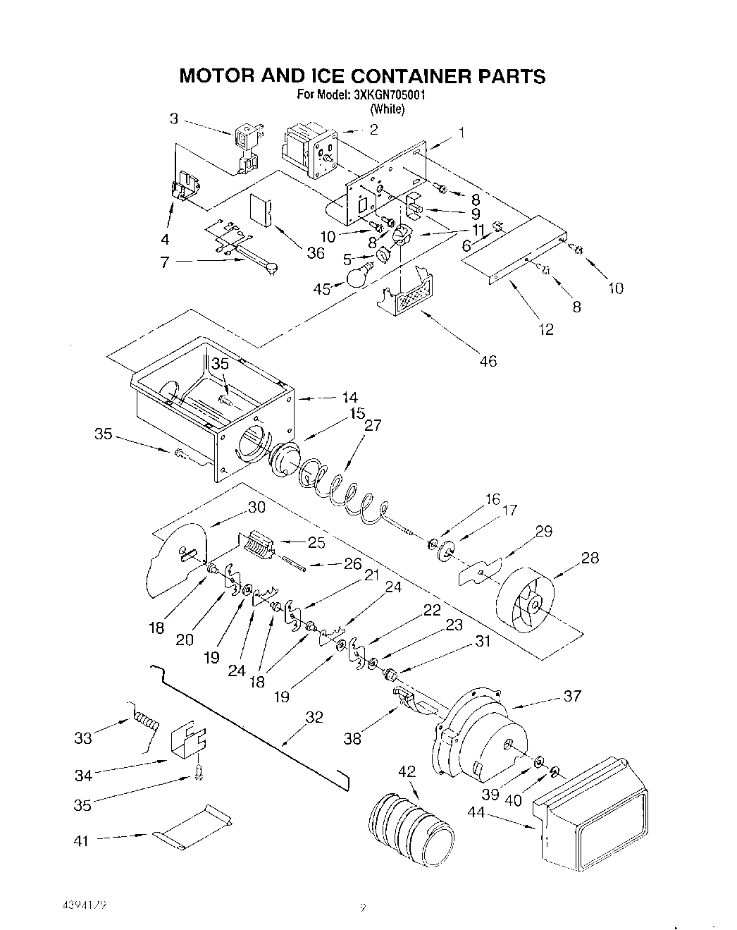 06 - MOTOR AND ICE CONTAINER