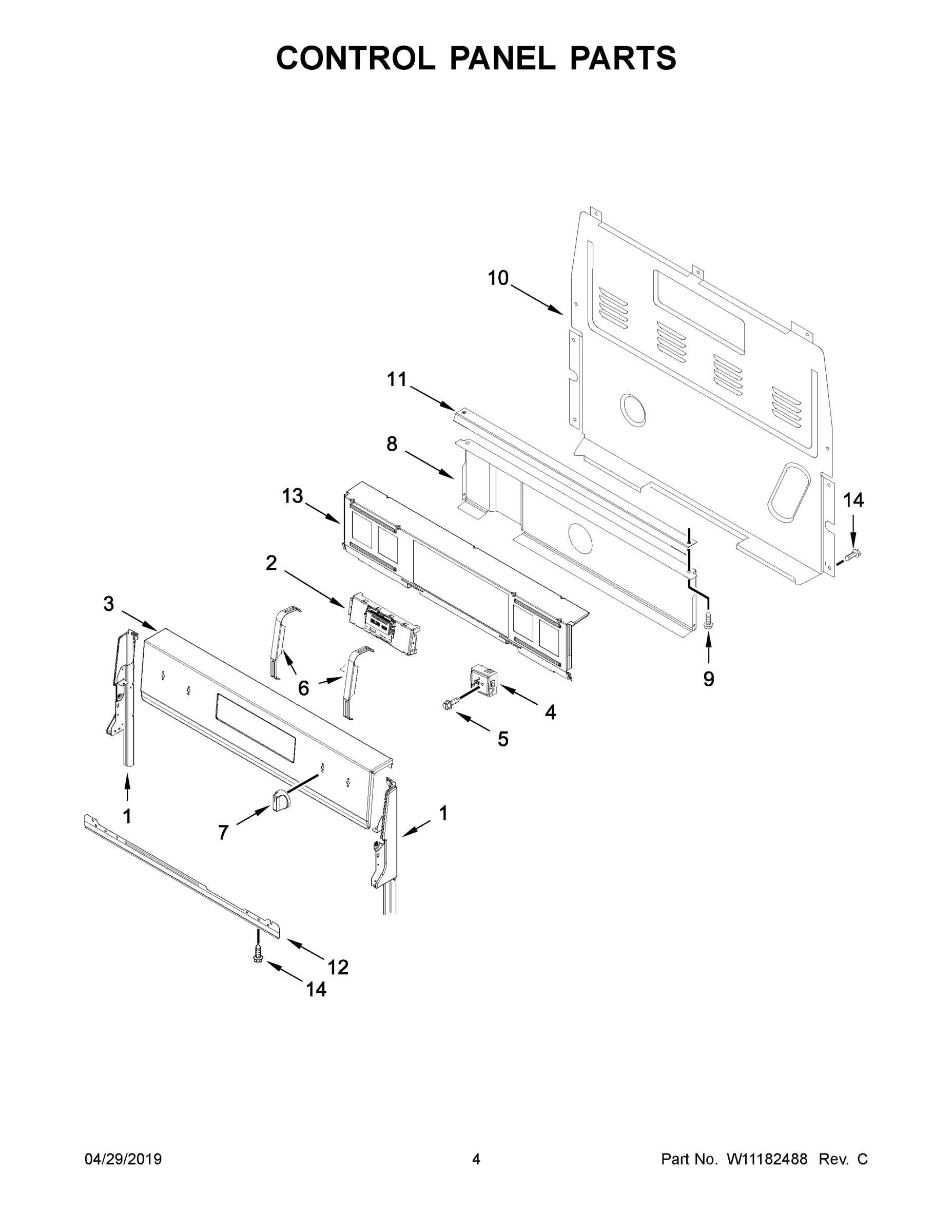 03 - CONTROL PANEL PARTS