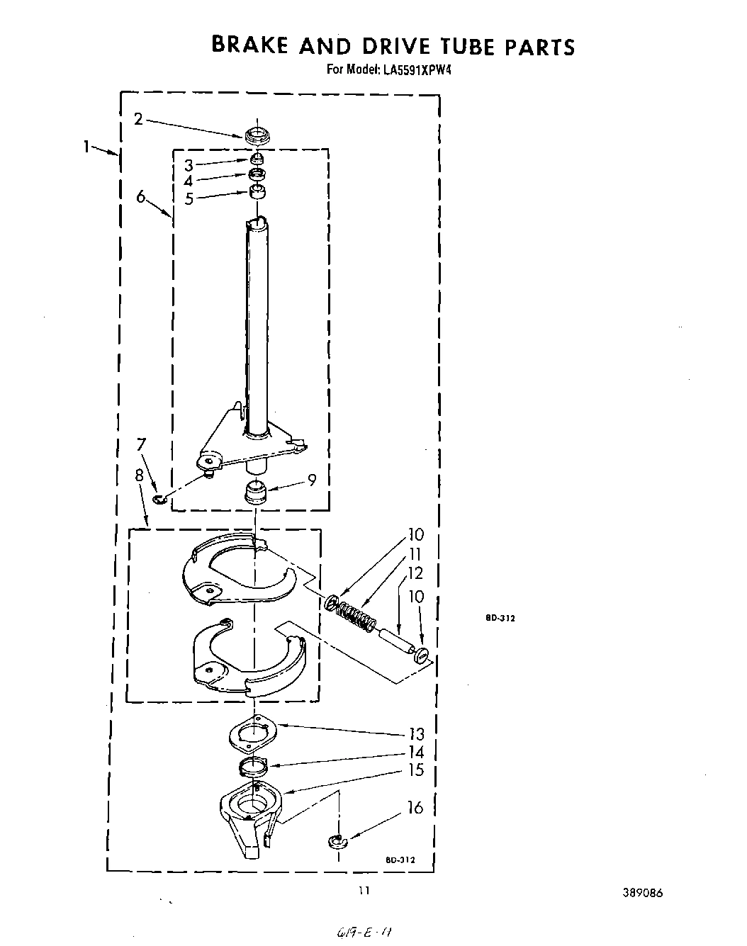 09 - BRAKE AND DRIVE TUBE