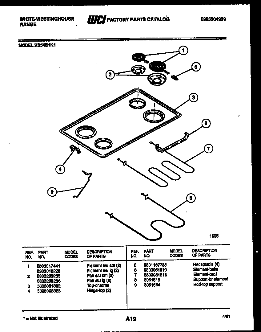 03 - COOKTOP AND BROILER PARTS