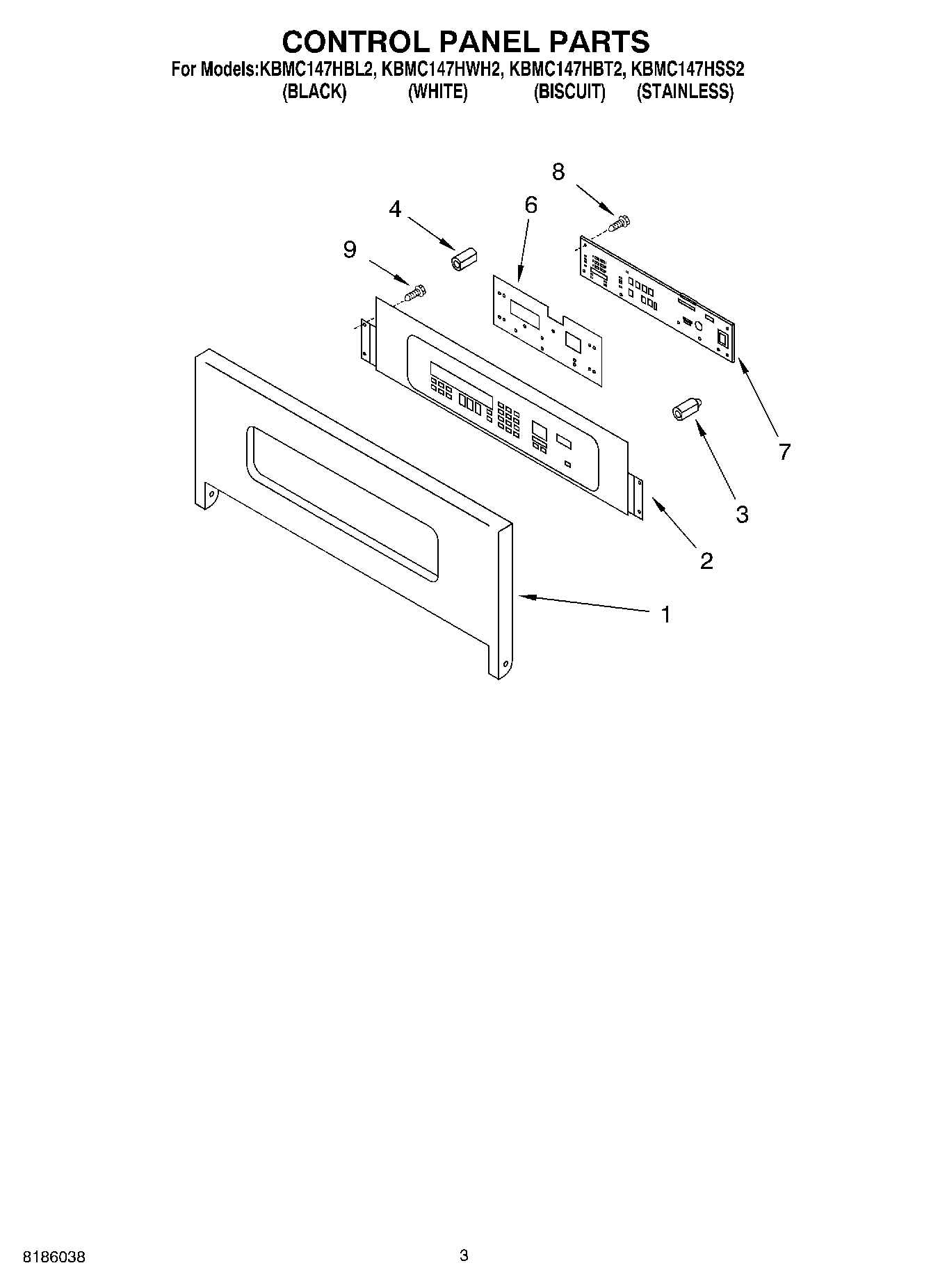 02 - CONTROL PANEL PARTS