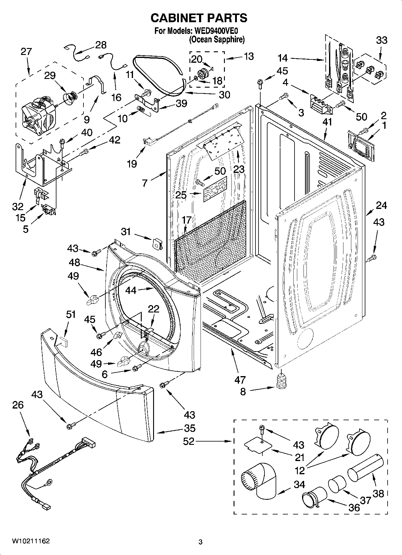 02 - CABINET PARTS