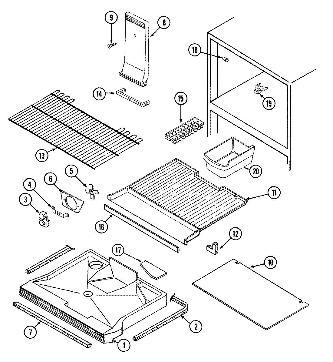 01 - FREEZER COMPARTMENT