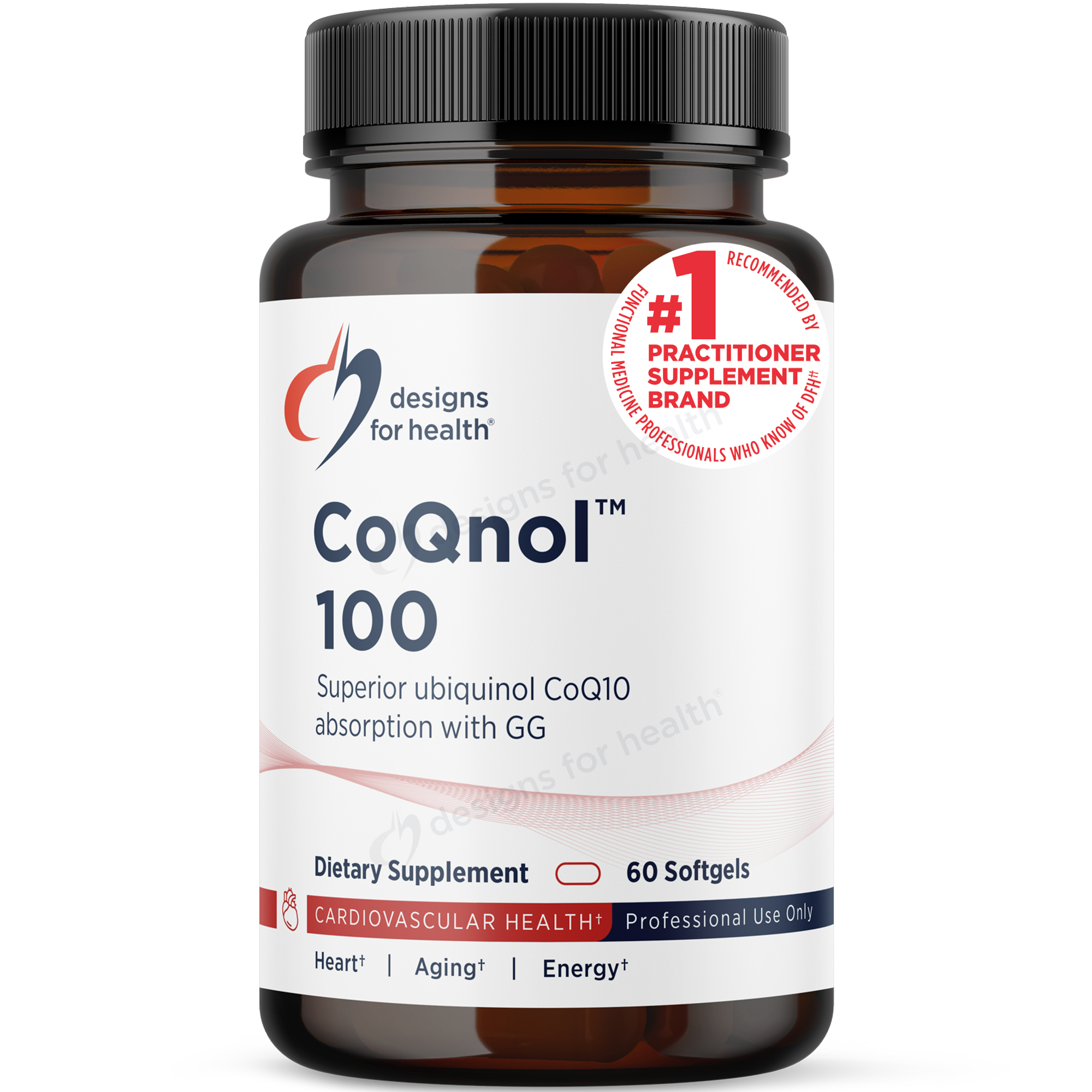 Coqnol Ubiquinol 100MG Designs for Health supplement