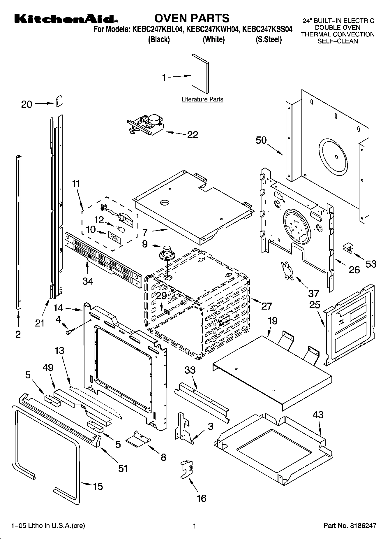 01 - OVEN PARTS