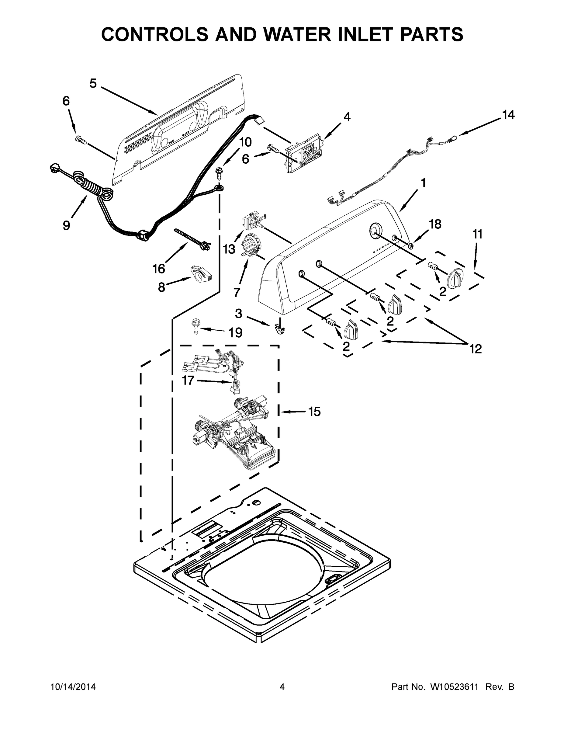 03 - CONTROLS AND WATER INLET PARTS