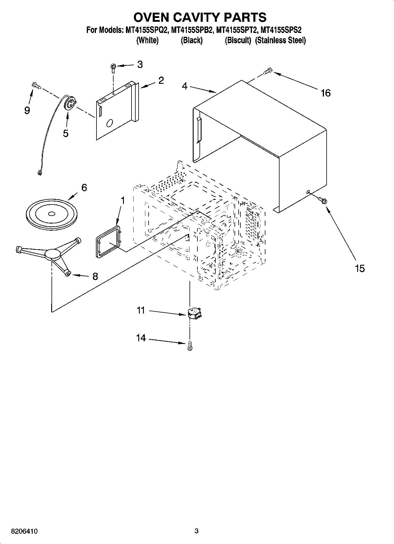03 - OVEN CAVITY PARTS