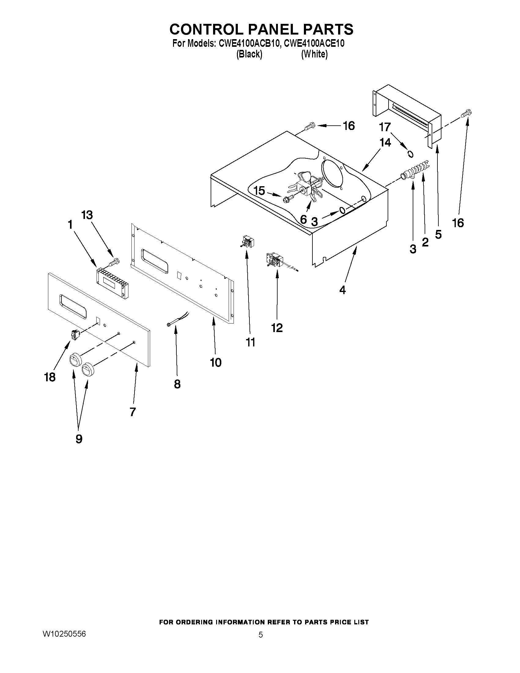 04 - CONTROL PANEL PARTS