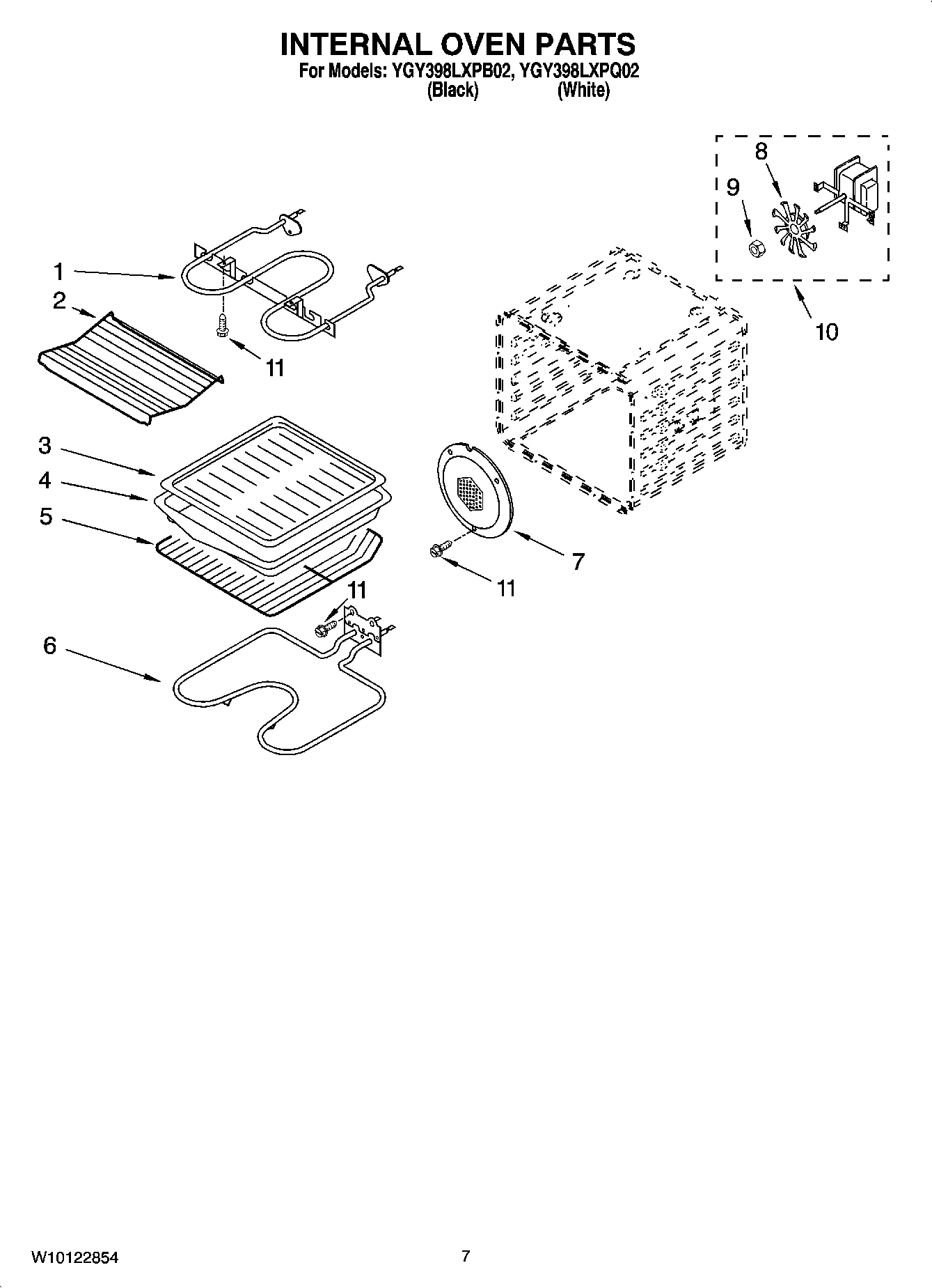 05 - INTERNAL OVEN PARTS