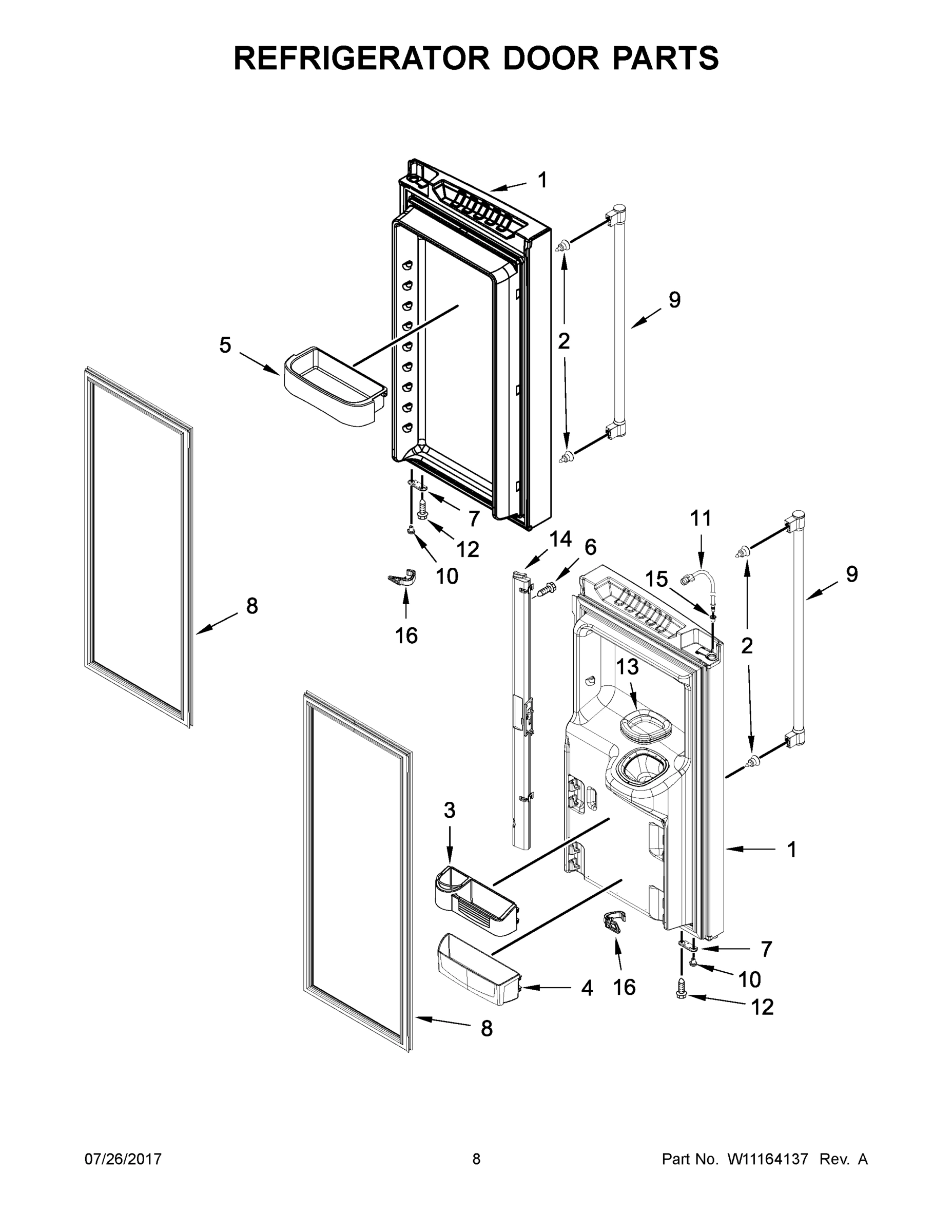 05 - REFRIGERATOR DOOR PARTS