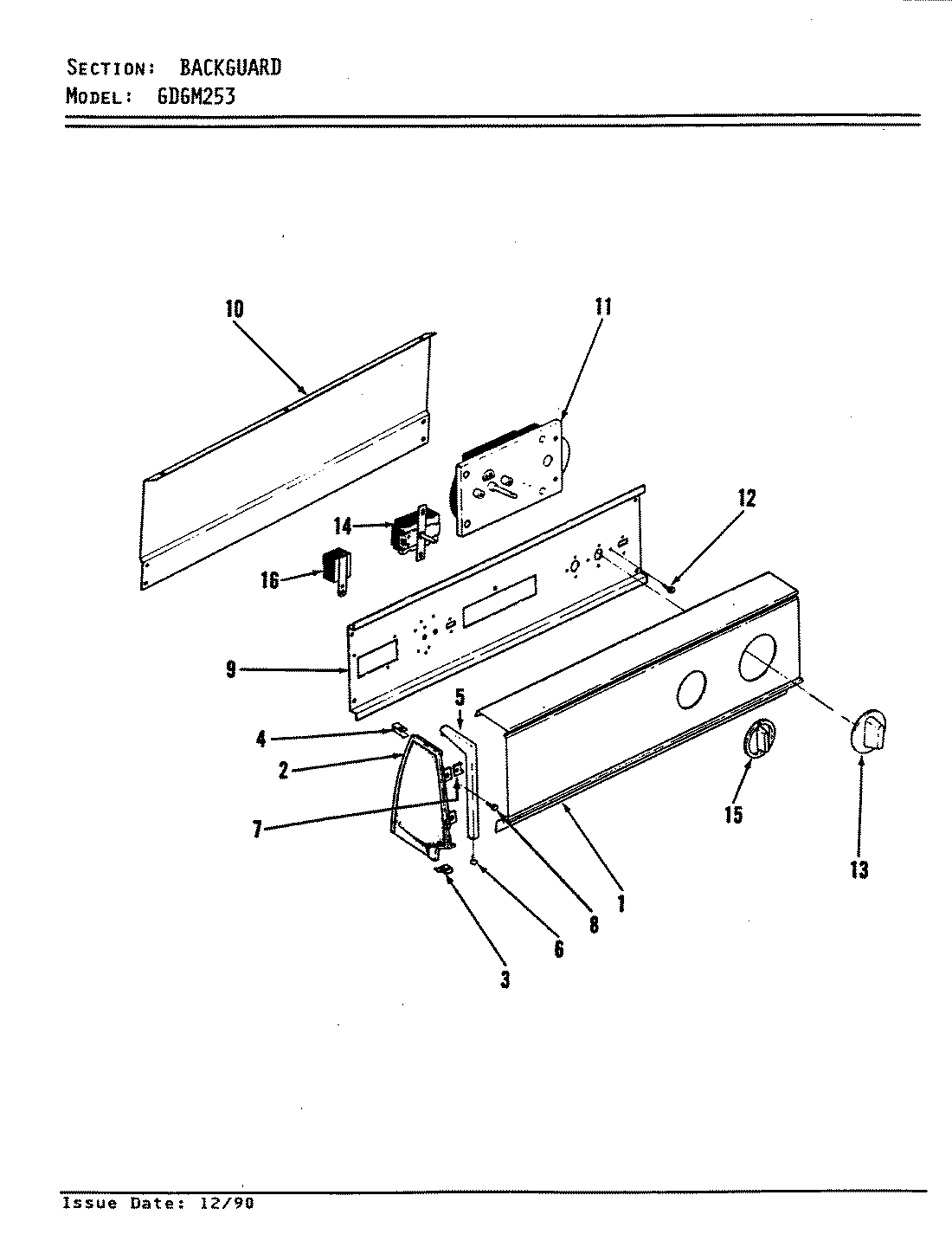 01 - CONTROL PANEL (ORIGINAL)