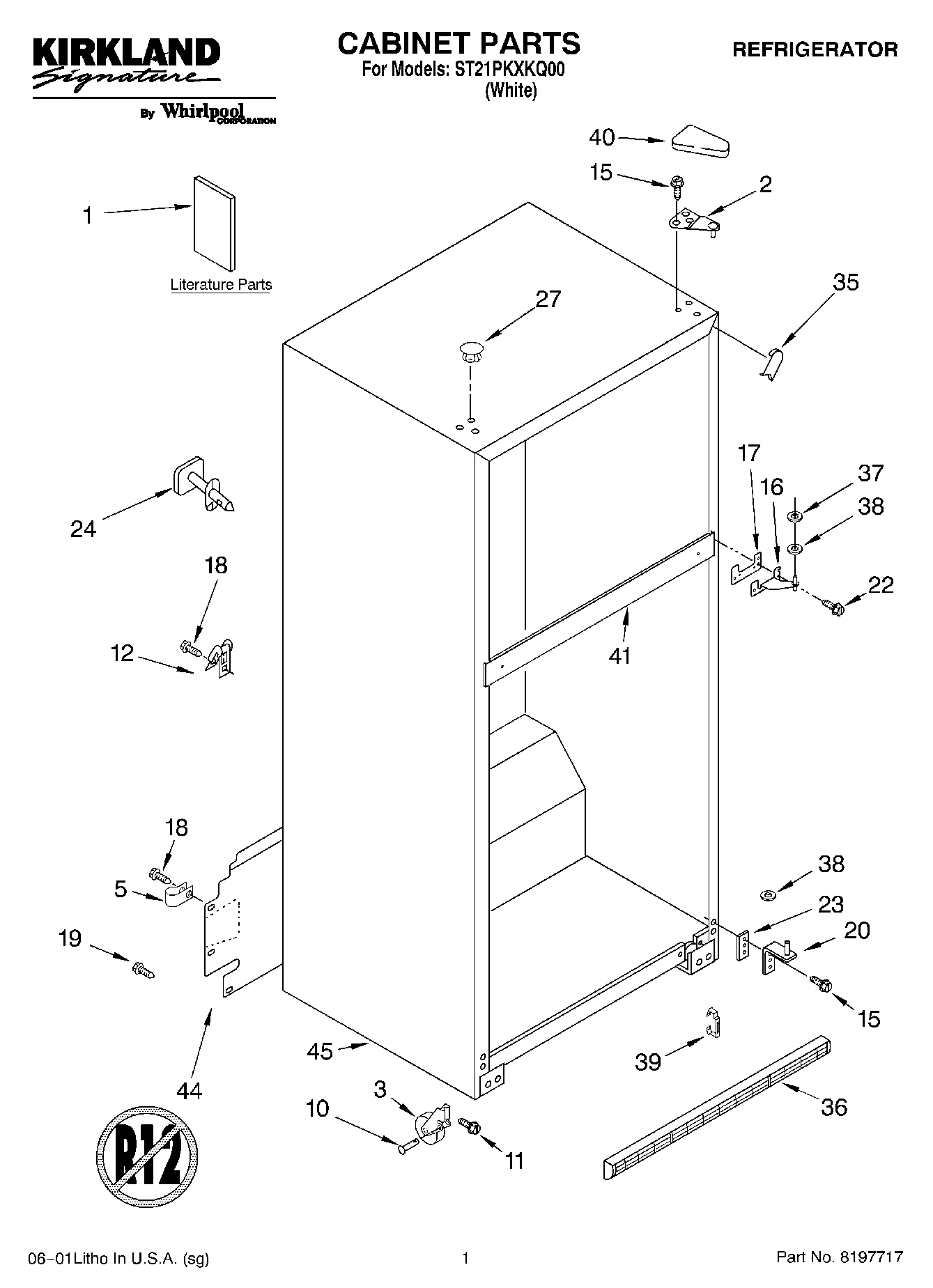 01 - CABINET, LITERATURE