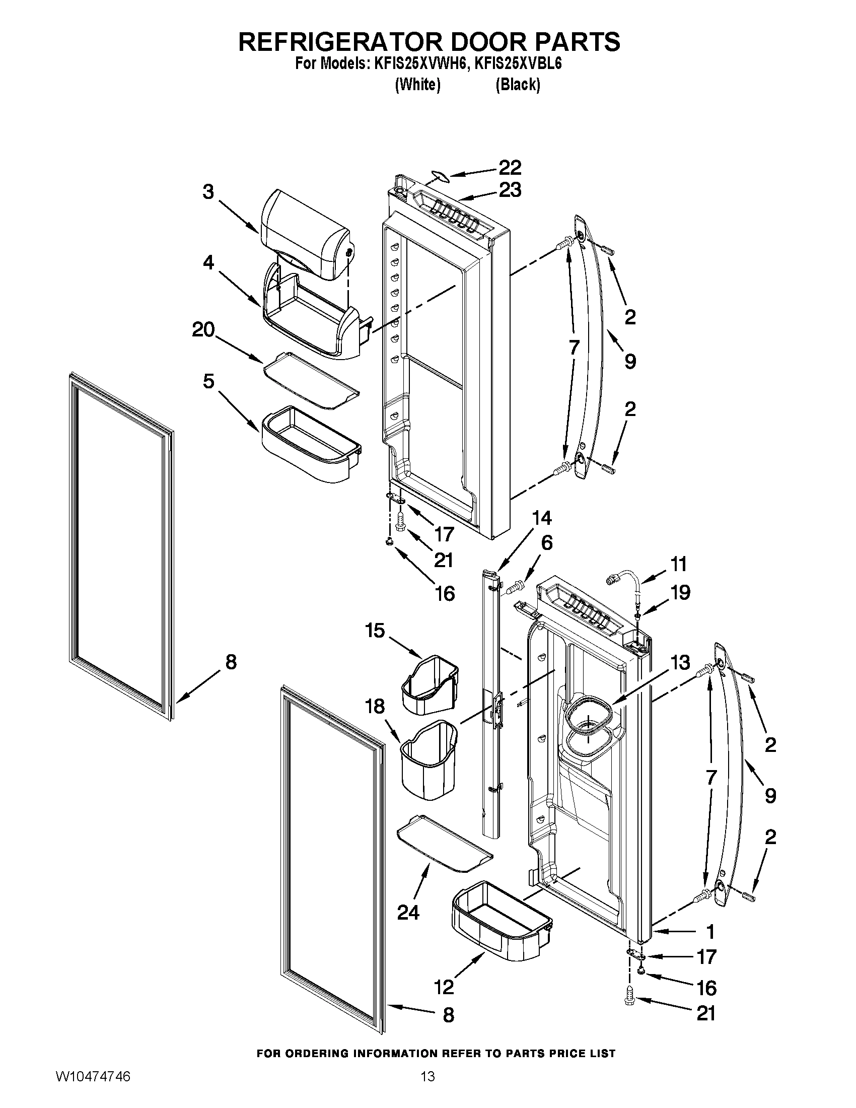 07 - REFRIGERATOR DOOR PARTS