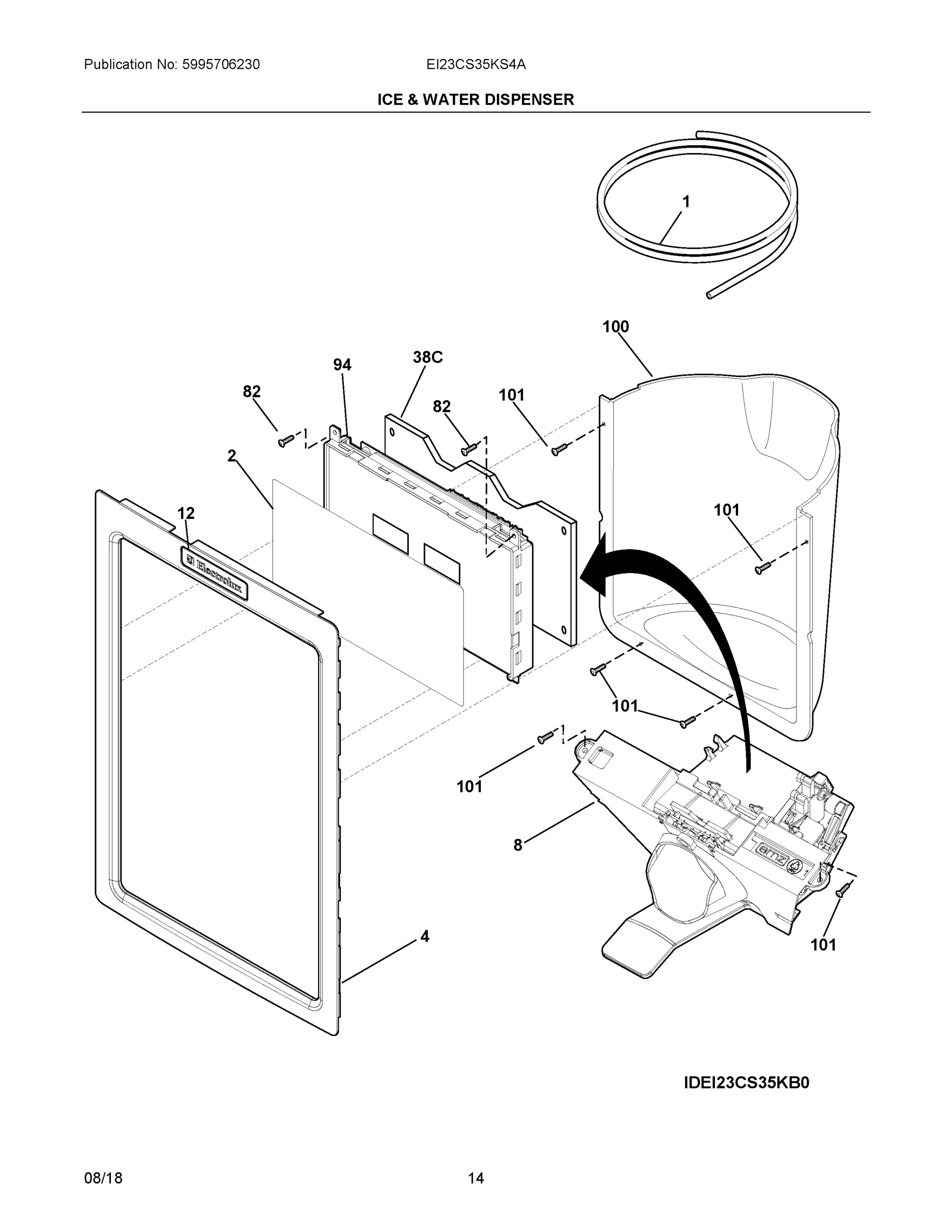 08 - ICE & WATER DISPENSER