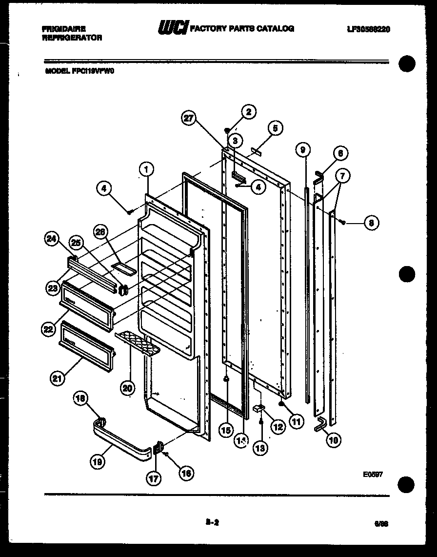 02 - REFRIGERATOR DOOR PARTS