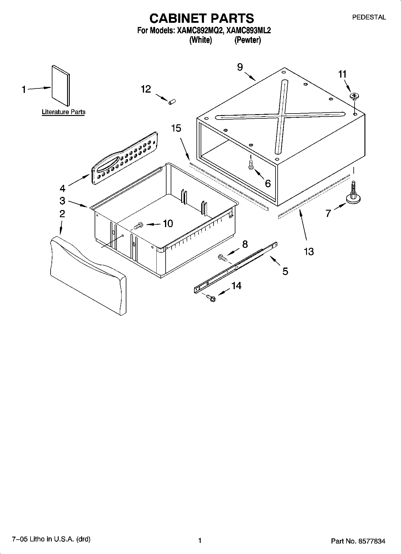 01 - CABINET PARTS