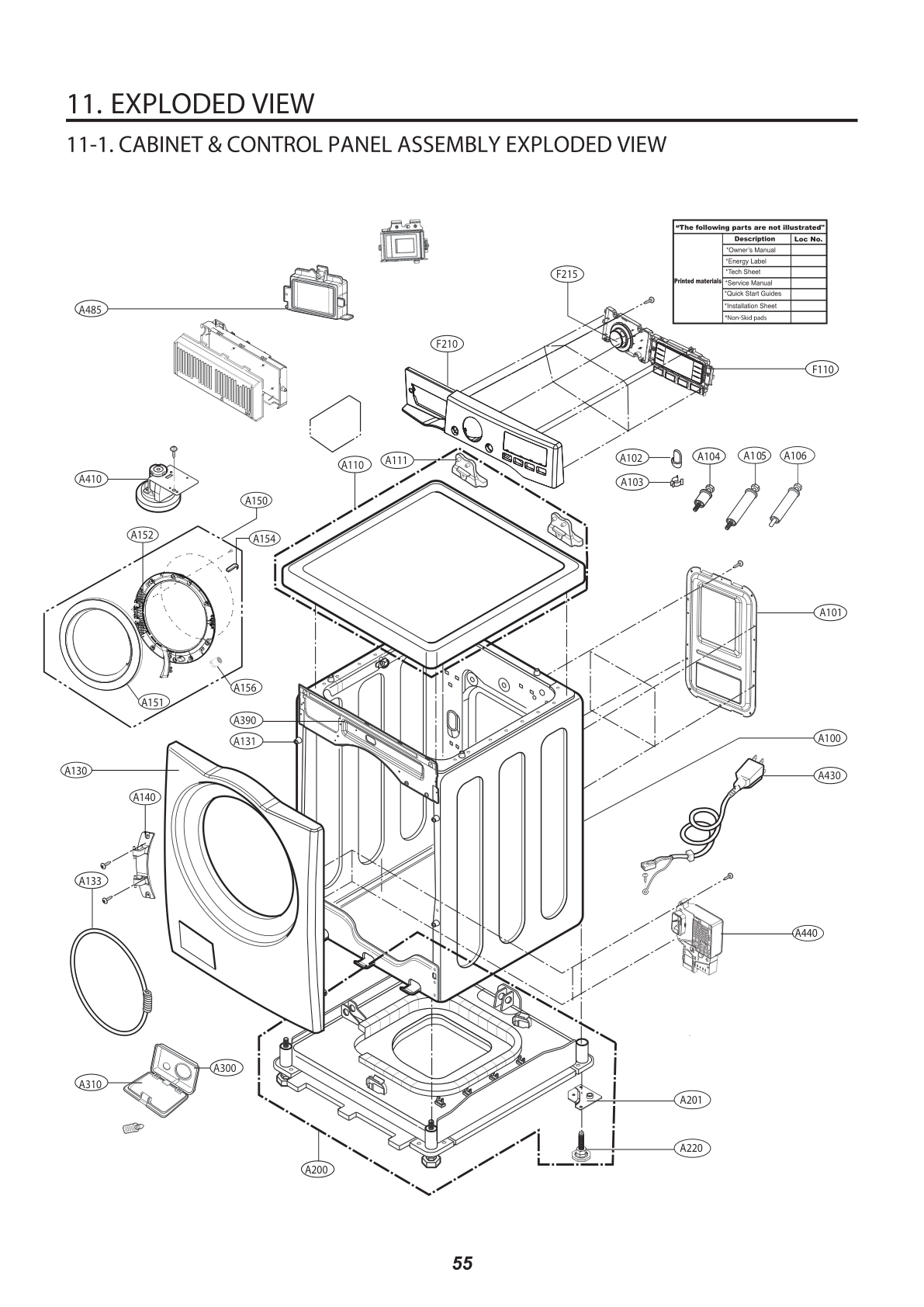 CABINET & CONTROL PANEL