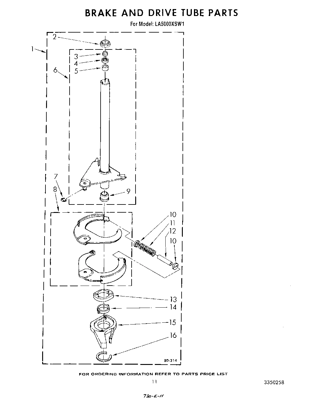 09 - BRAKE AND DRIVE TUBE