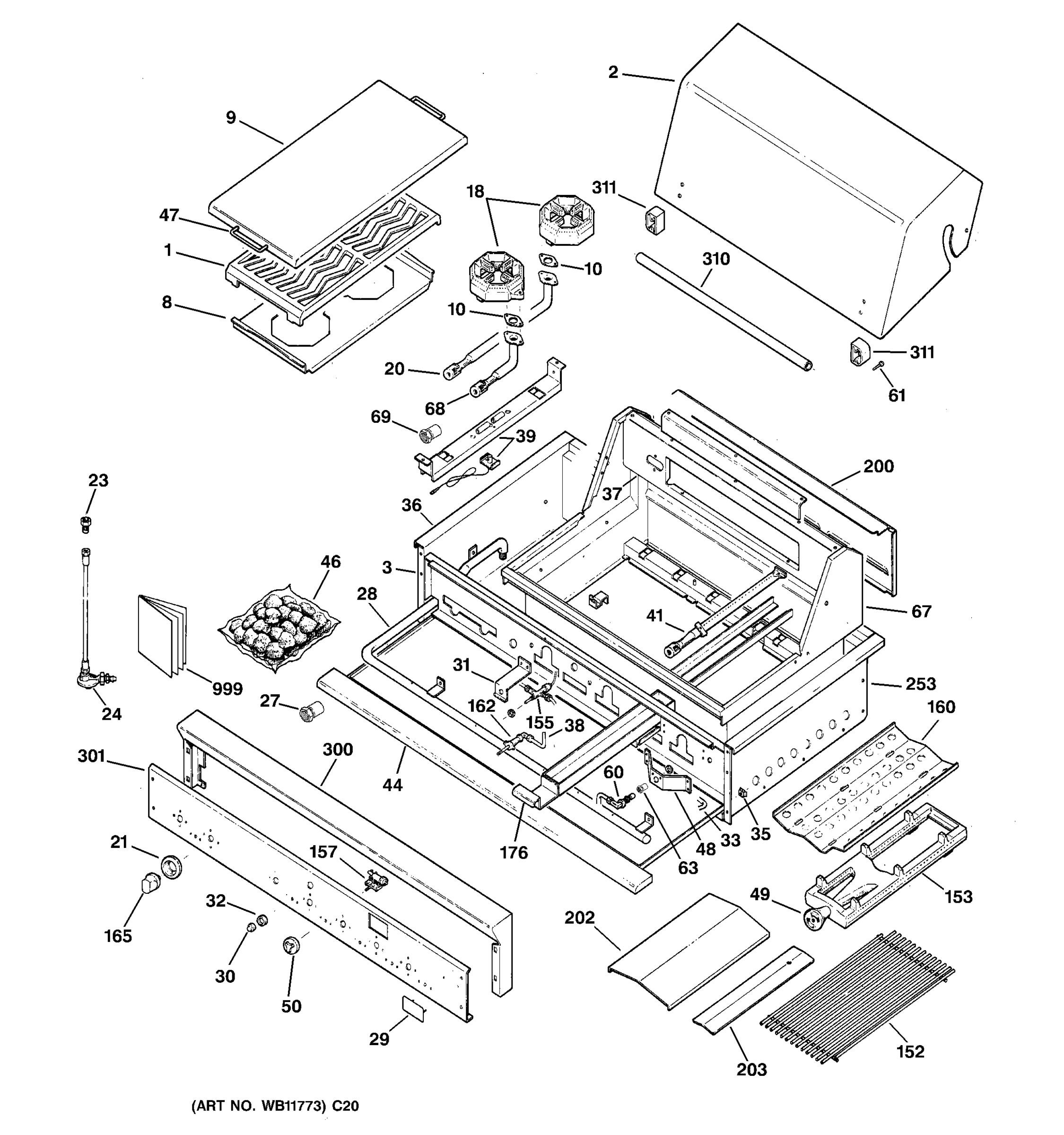 GAS GRILL PARTS