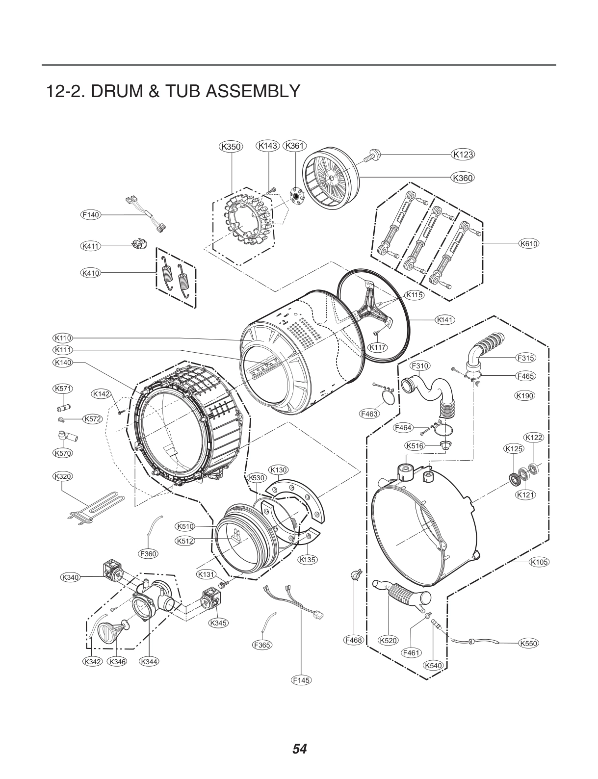 DRUM & TUB ASSEMBLY