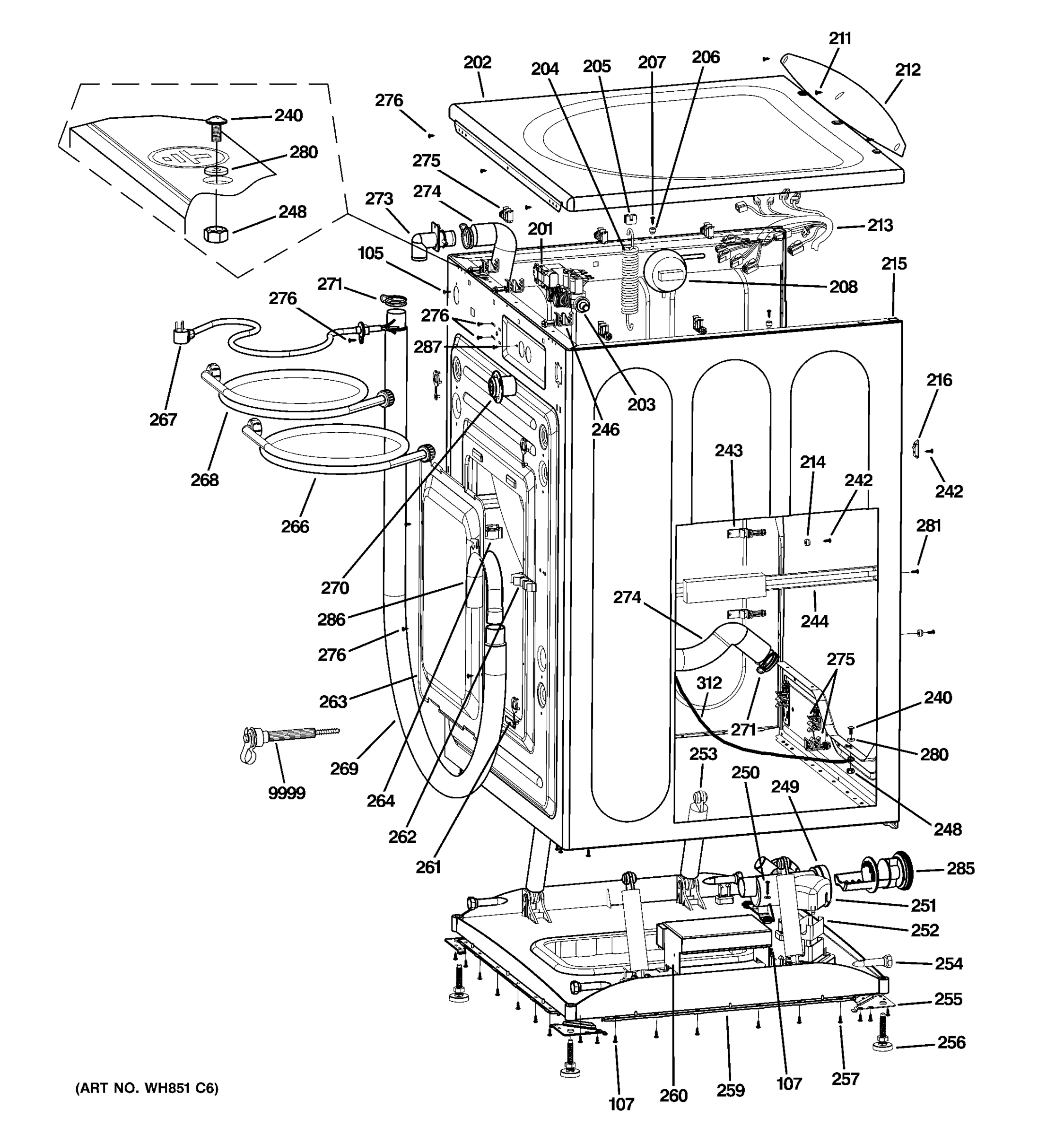 CABINET & TOP PANEL