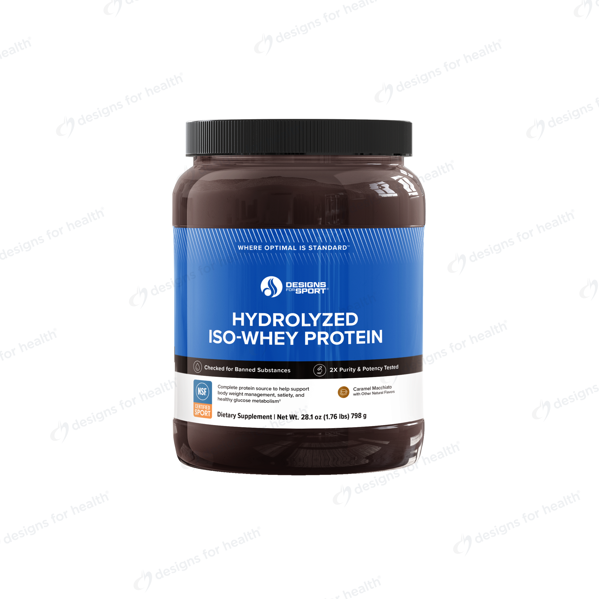 Hydrolyzed Whey Protein Designs for Health supplement
