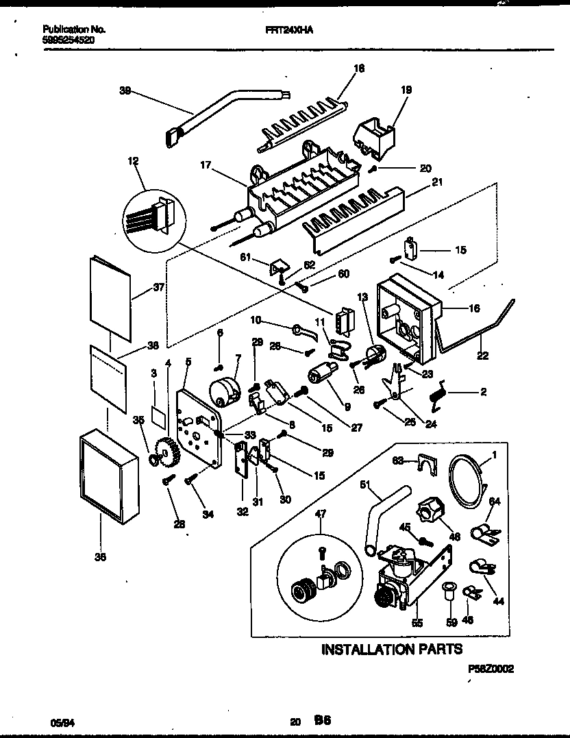 11 - ICE MAKER AND INSTALLATION PARTS