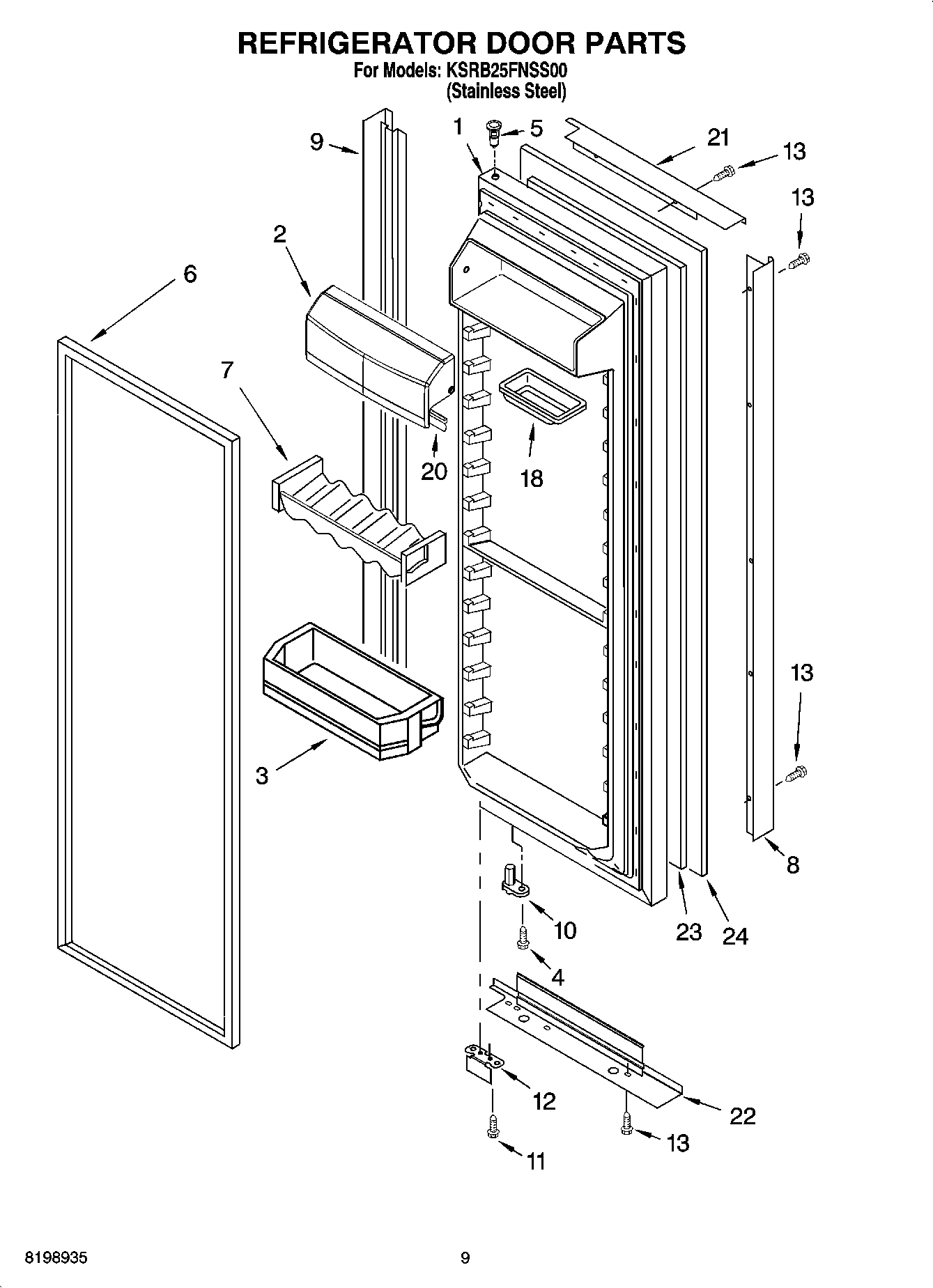06 - REFRIGERATOR DOOR PARTS