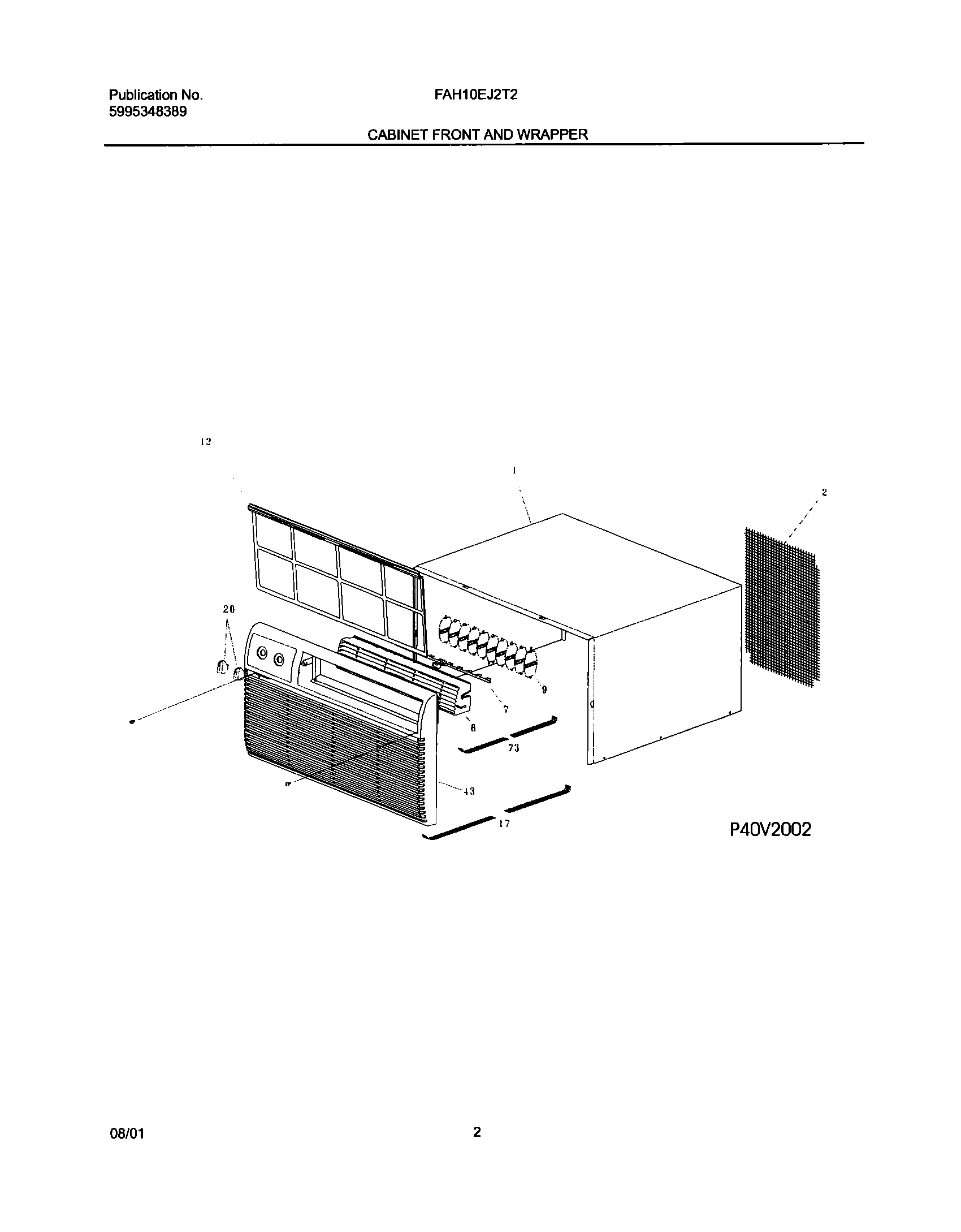 03 - CABINET FRONT AND WRAPPER