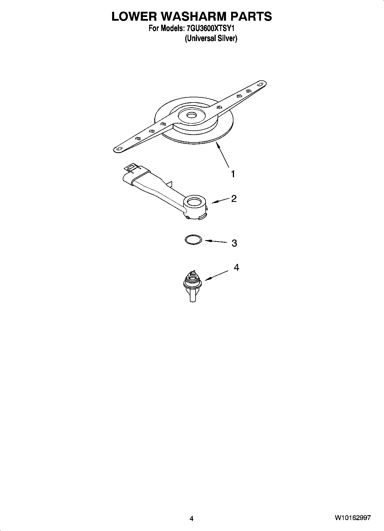 04 - LOWER WASHARM PARTS