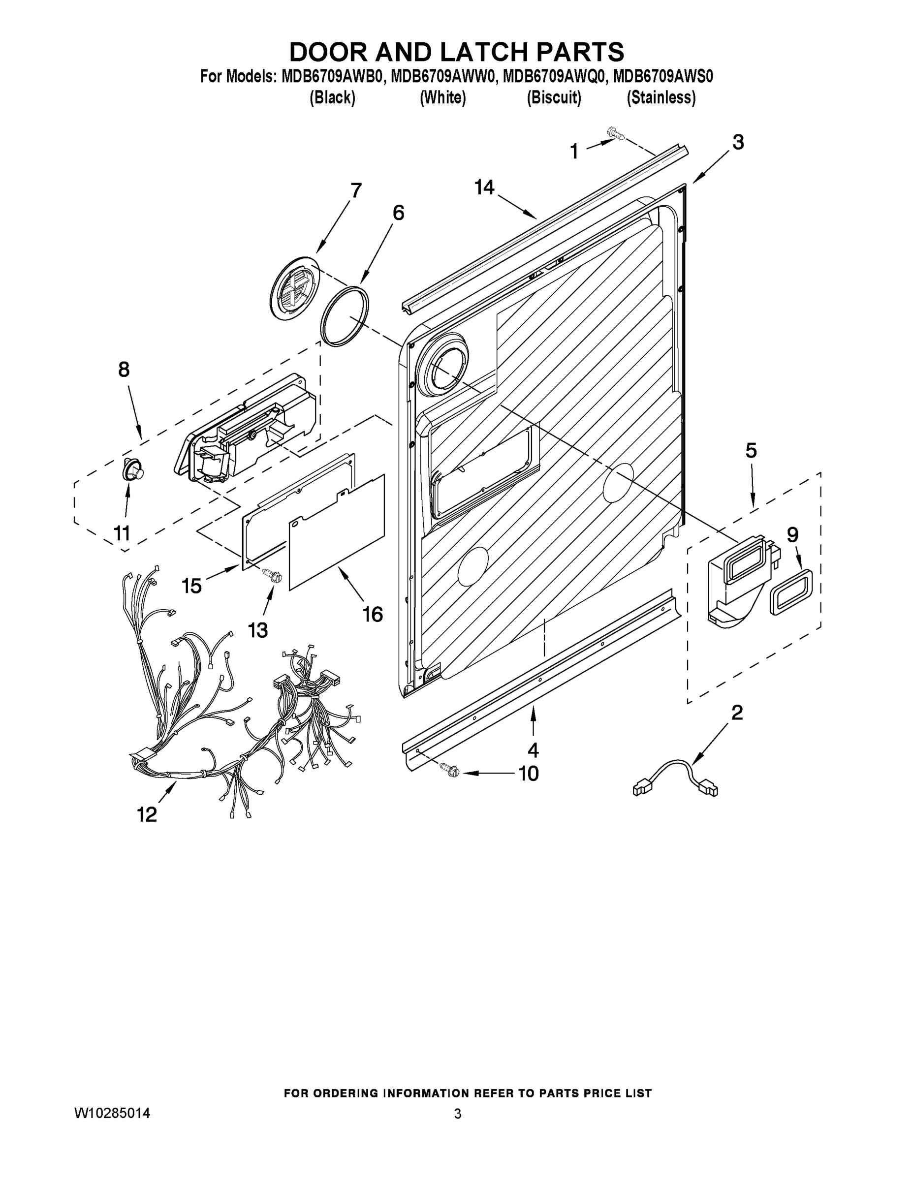 03 - DOOR AND LATCH PARTS