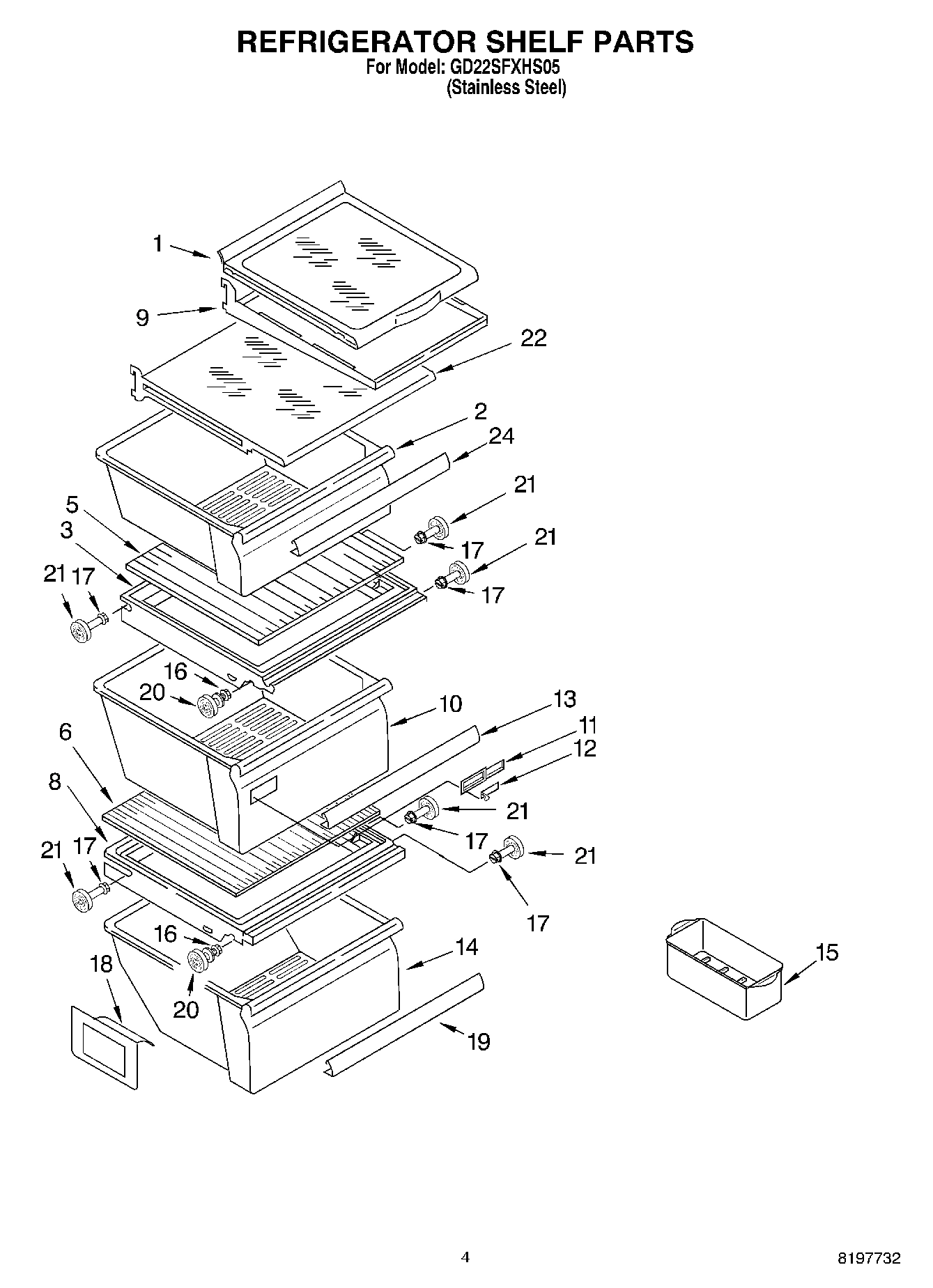 03 - REFRIGERATOR SHELF