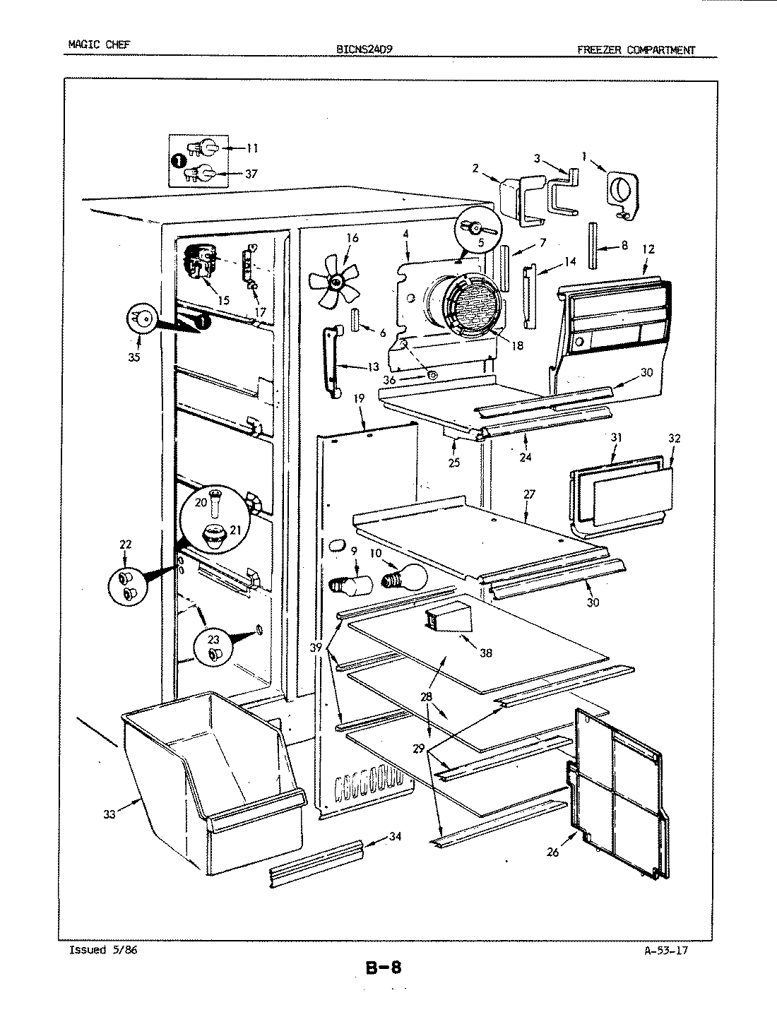 01 - FREEZER COMPARTMENT