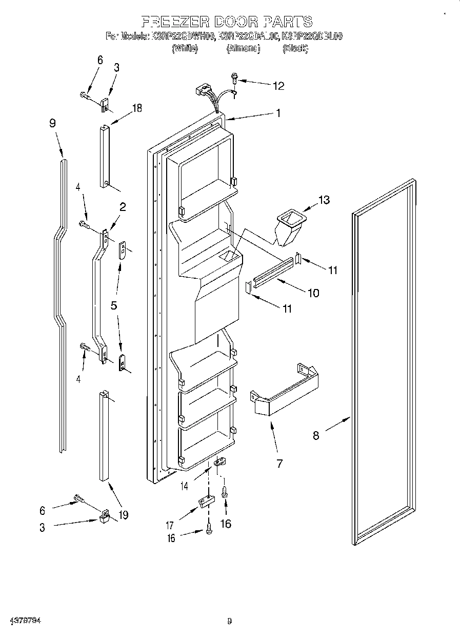 06 - FREEZER DOOR