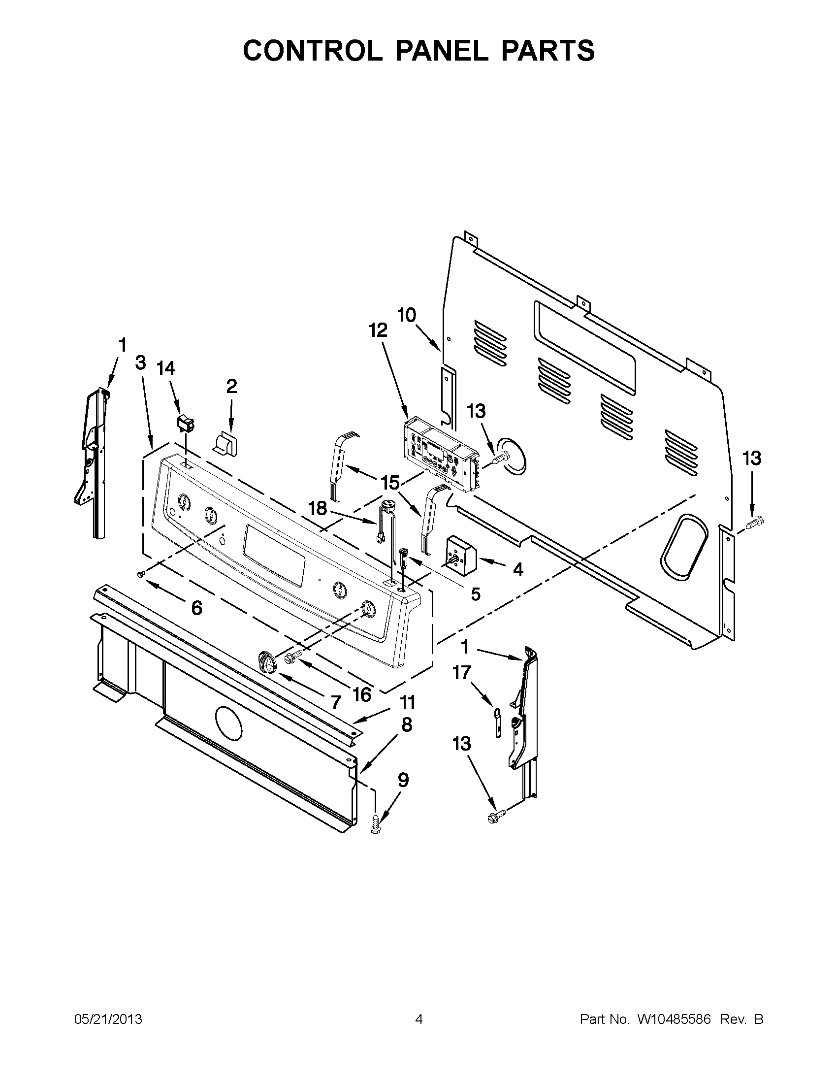 02 - CONTROL PANEL PARTS
