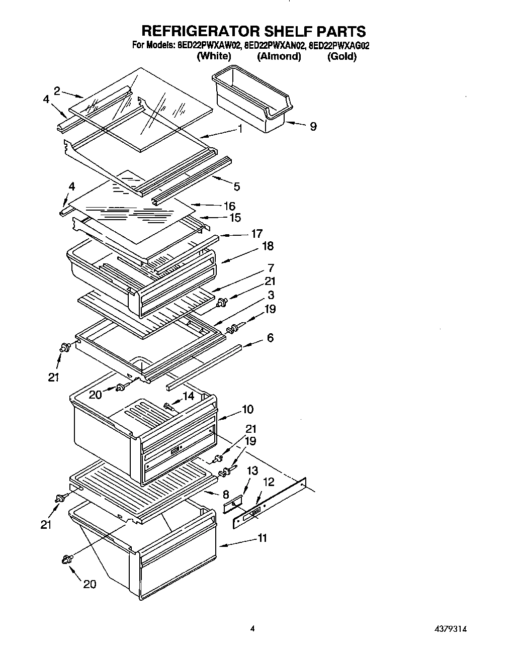 03 - REFRIGERATOR SHELF