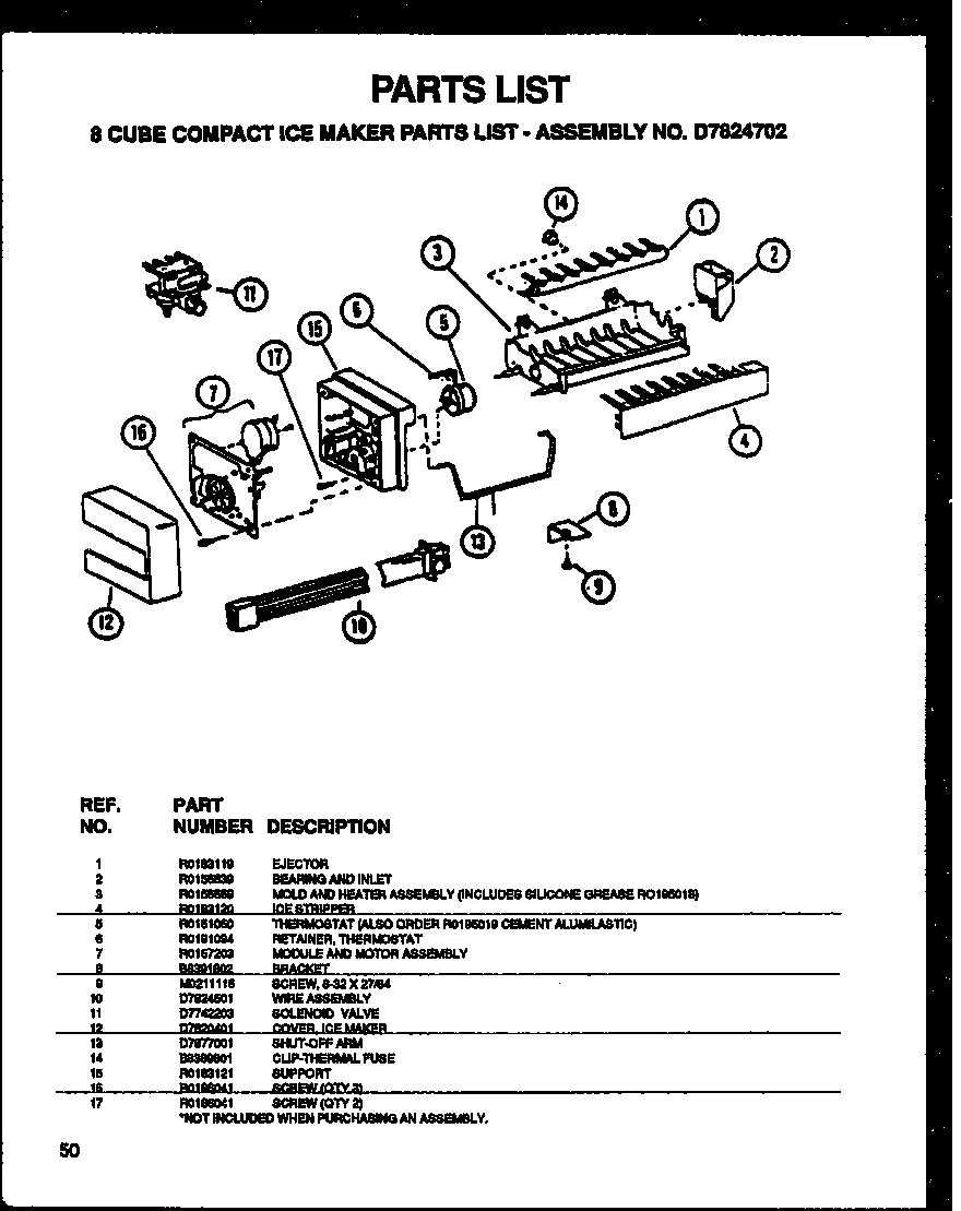 01 - 8 CUBE COMPACT ICE MAKER