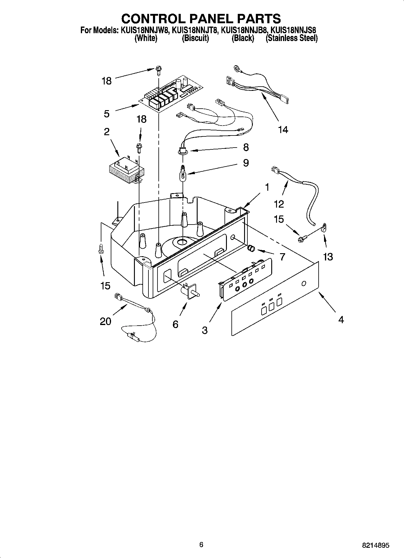 04 - CONTROL PANEL PARTS